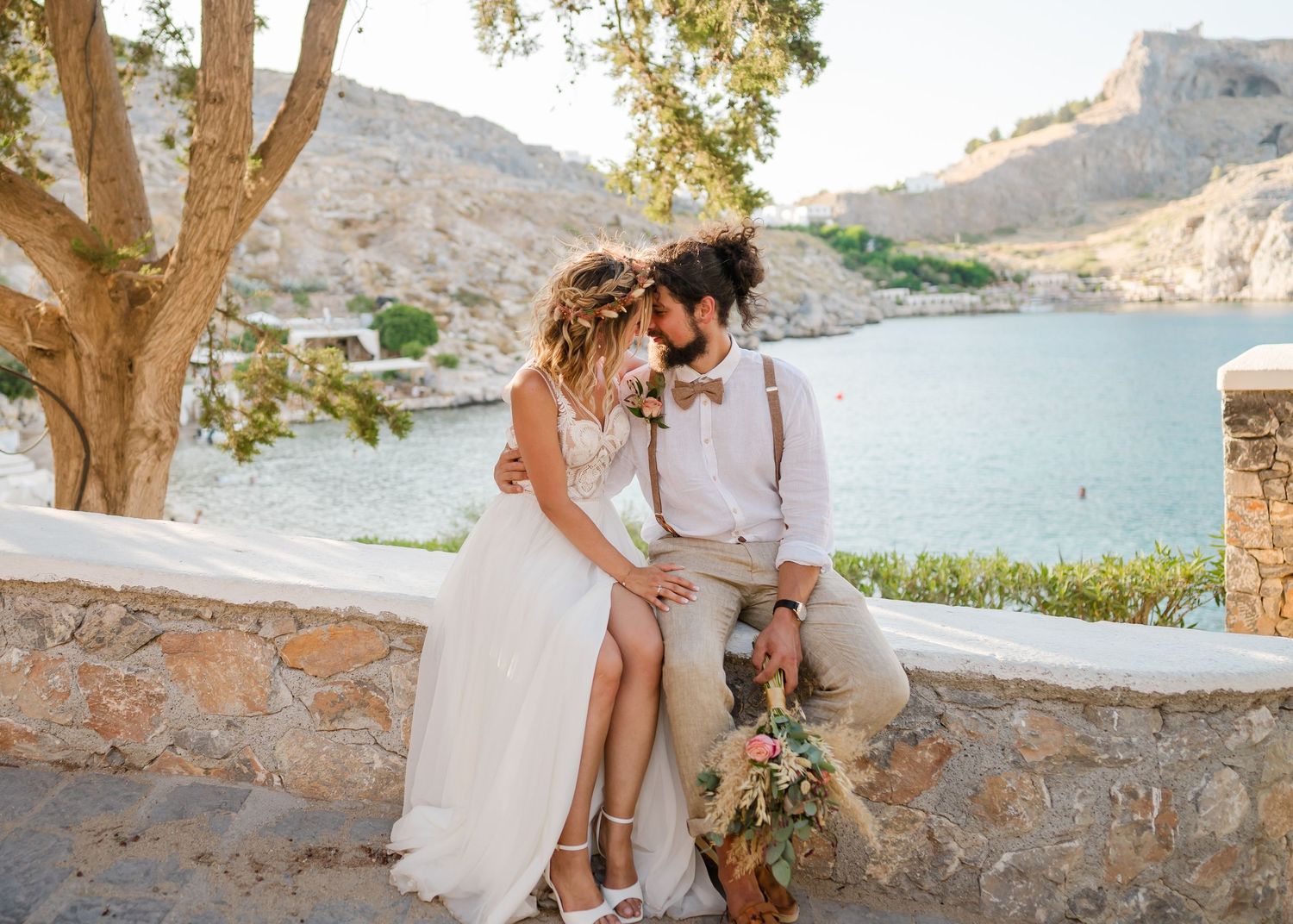 Strandhochzeit Rhodos - Hochzeitsfotograf Rhodos Tina Lucius