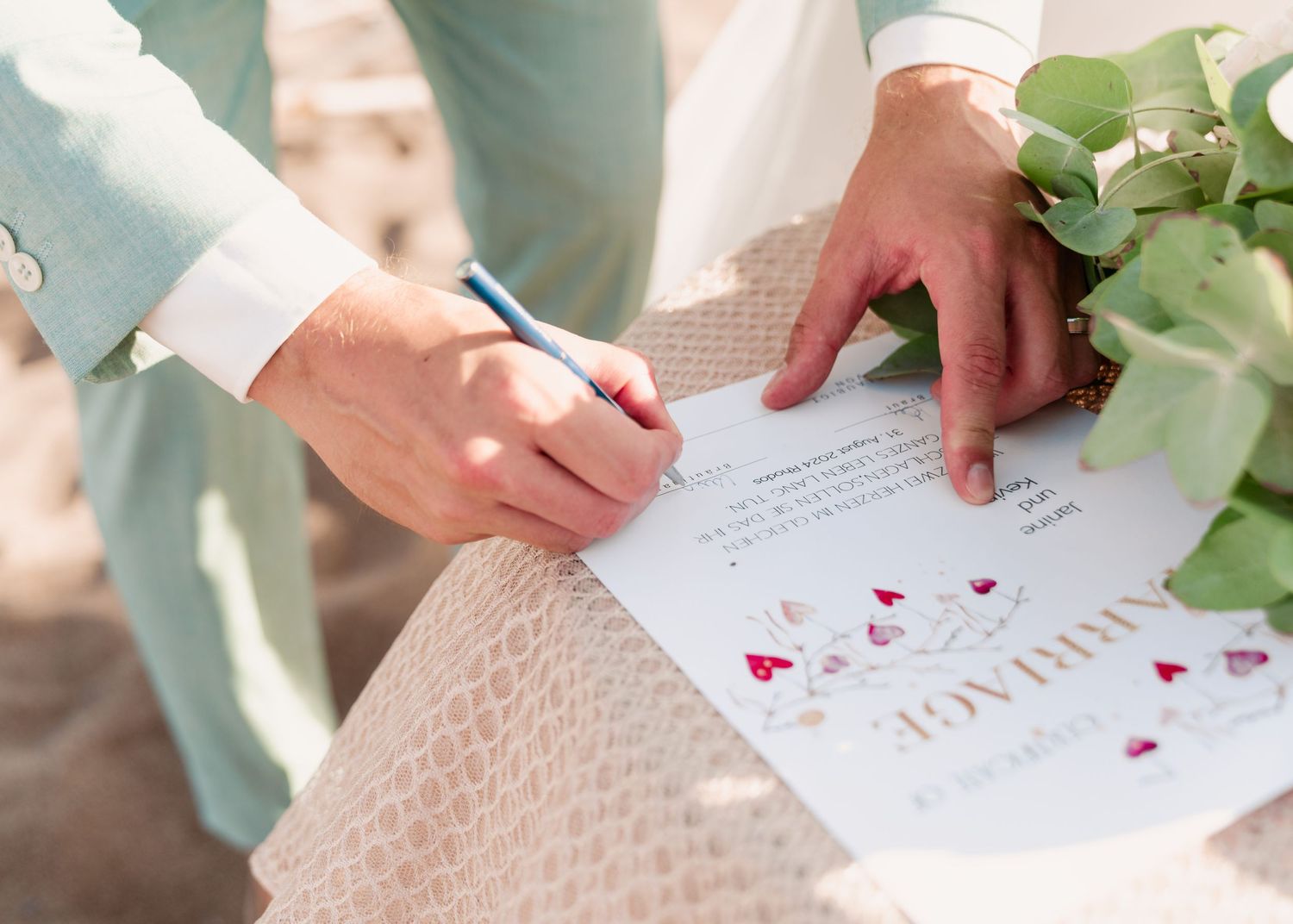 heiraten am Strand - Hochzeitsfotograf Rhodos Tina Lucius