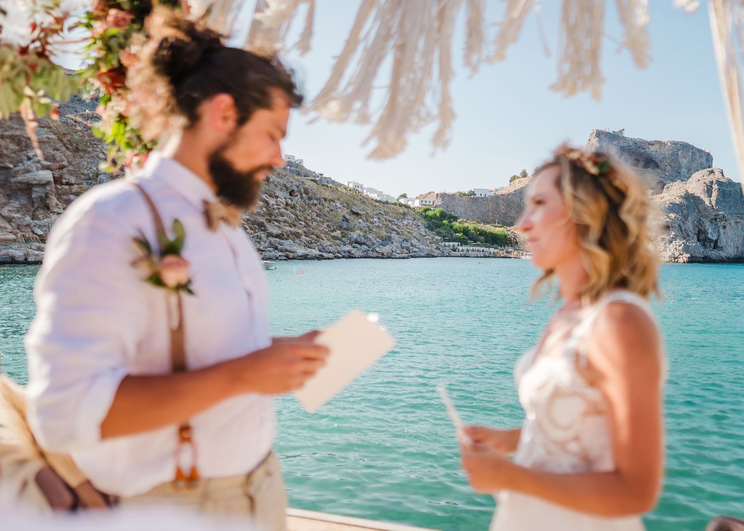 Strandhochzeit Rhodos - Hochzeitsfotograf Rhodos Tina Lucius