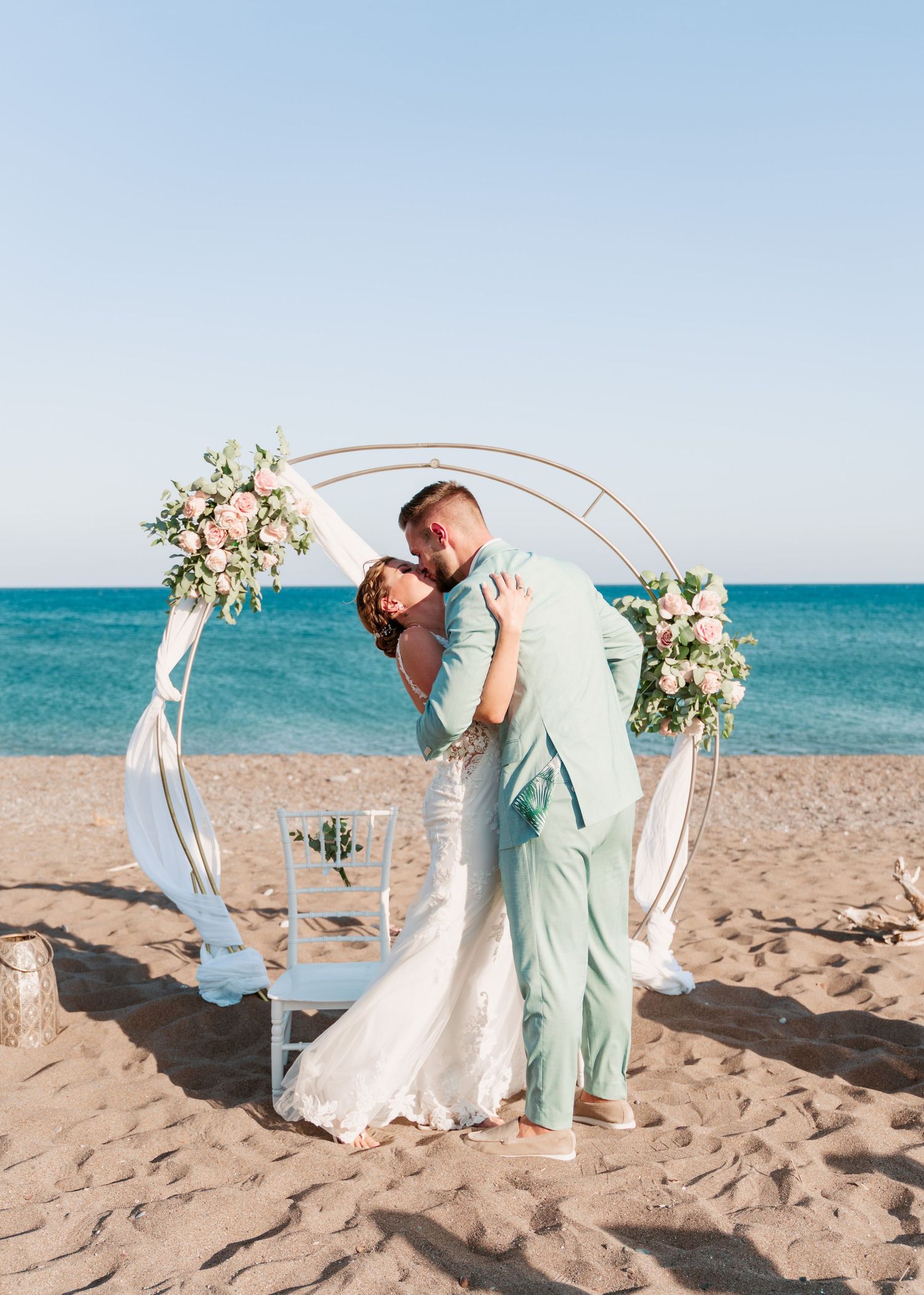 heiraten am Strand - Hochzeitsfotograf Rhodos Tina Lucius