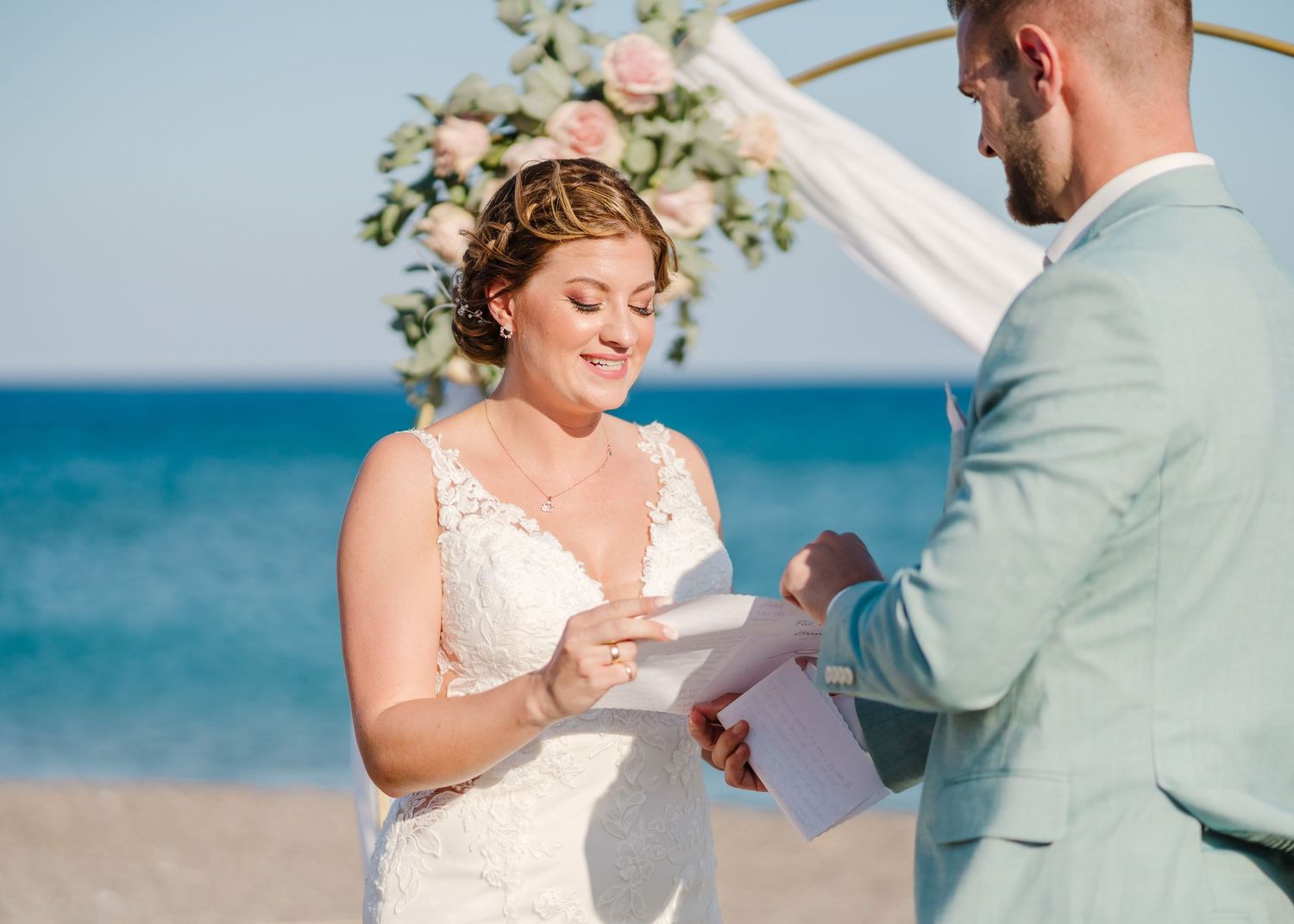heiraten am Strand - Hochzeitsfotograf Rhodos Tina Lucius