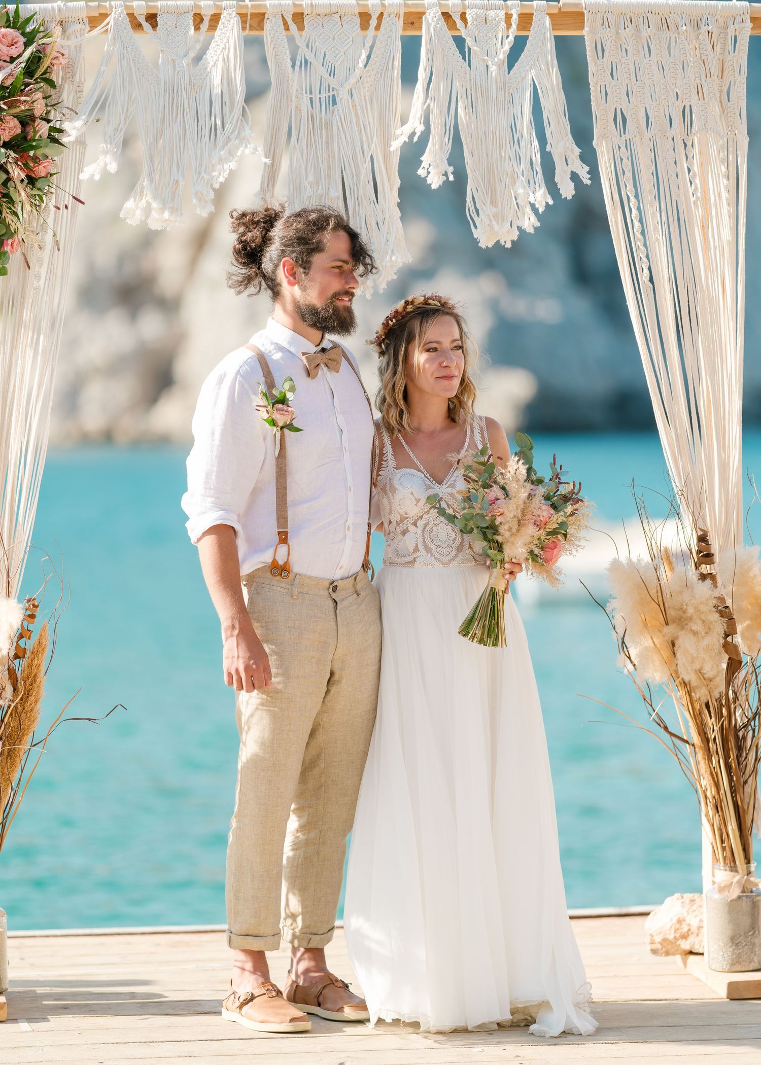 Strandhochzeit Rhodos - Hochzeitsfotograf Rhodos Tina Lucius