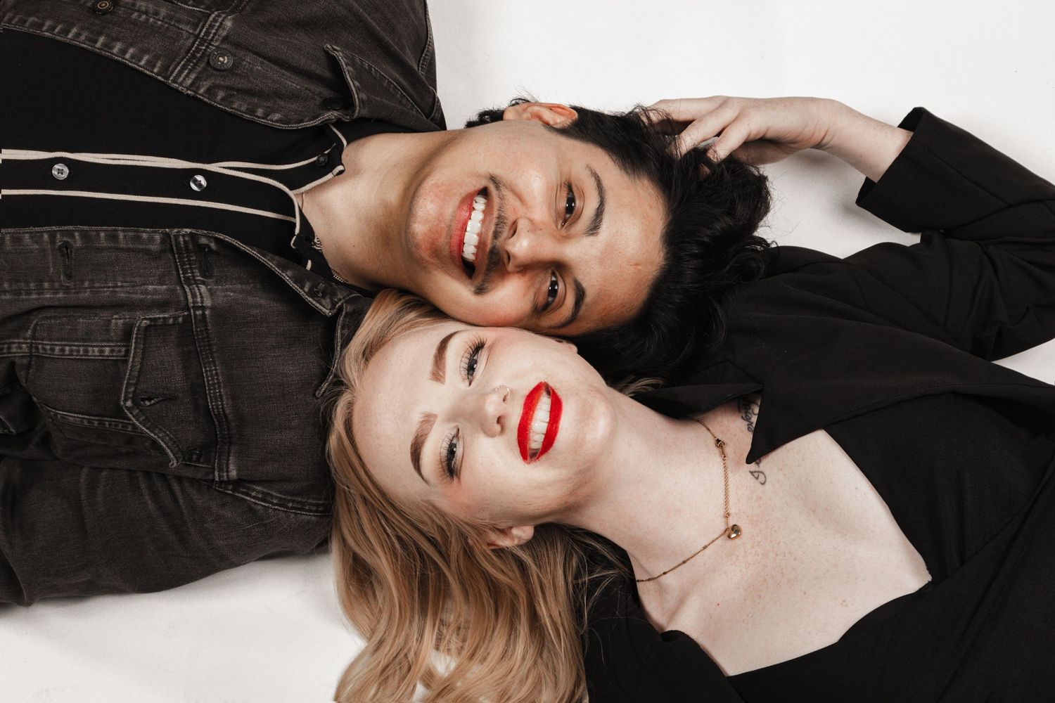 A couple's photo taken at The Camera Exchange studion in San Antonio, Texas by Syd Maddison Photos.