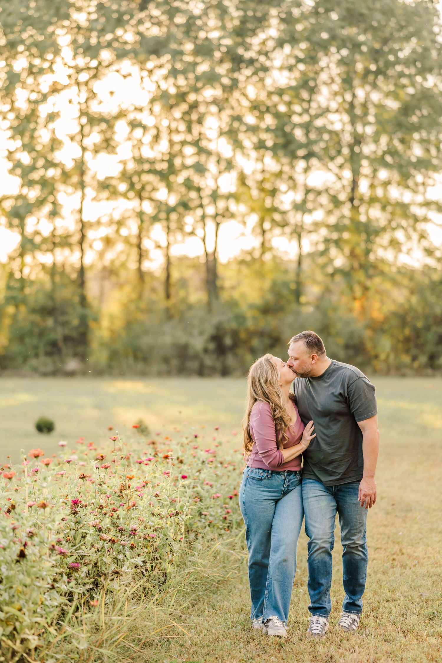 Engagement session at Lane57 wedding venue in New Albany, Ohio.