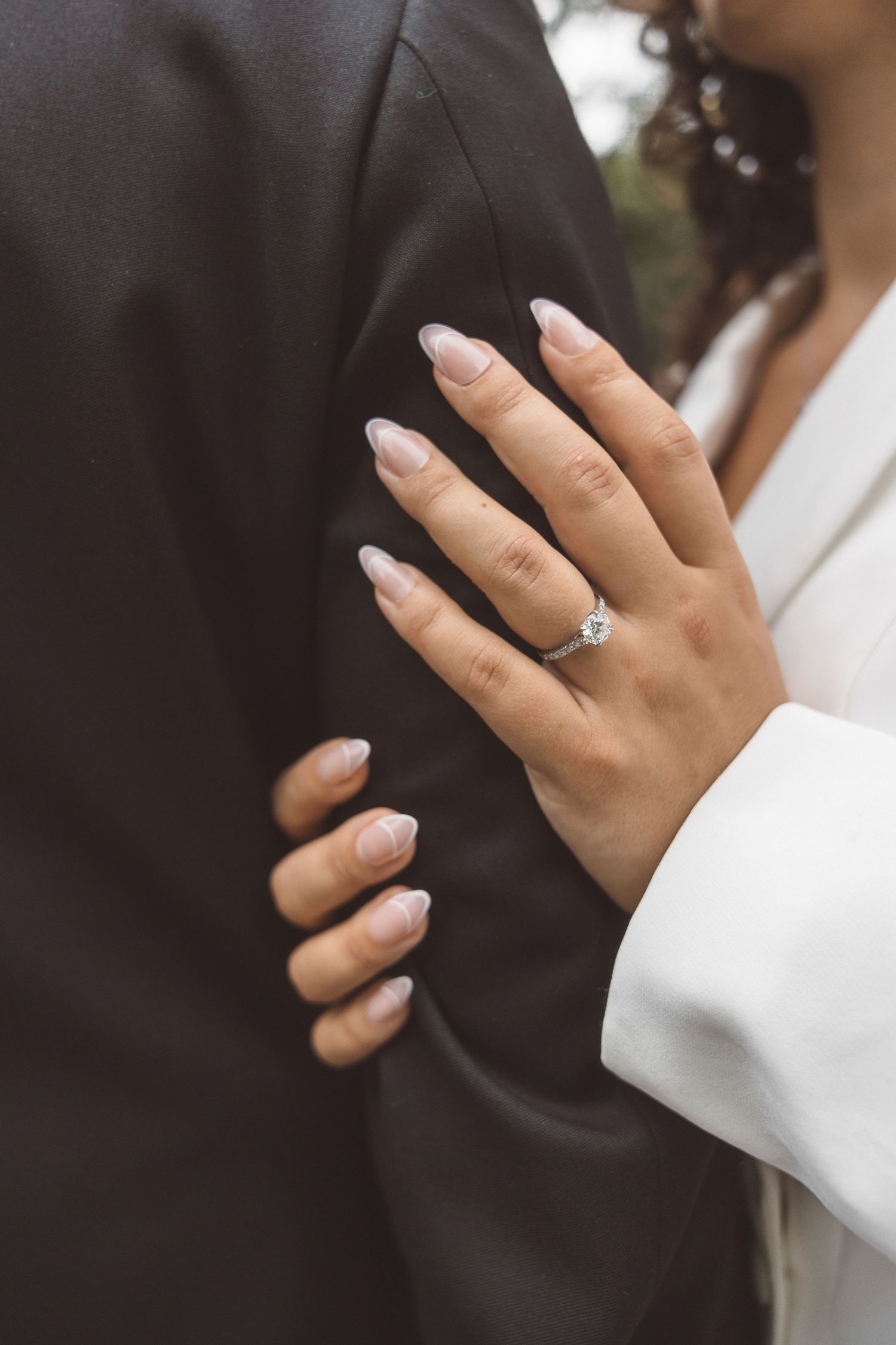 stunning closeup shot of the engagement ring