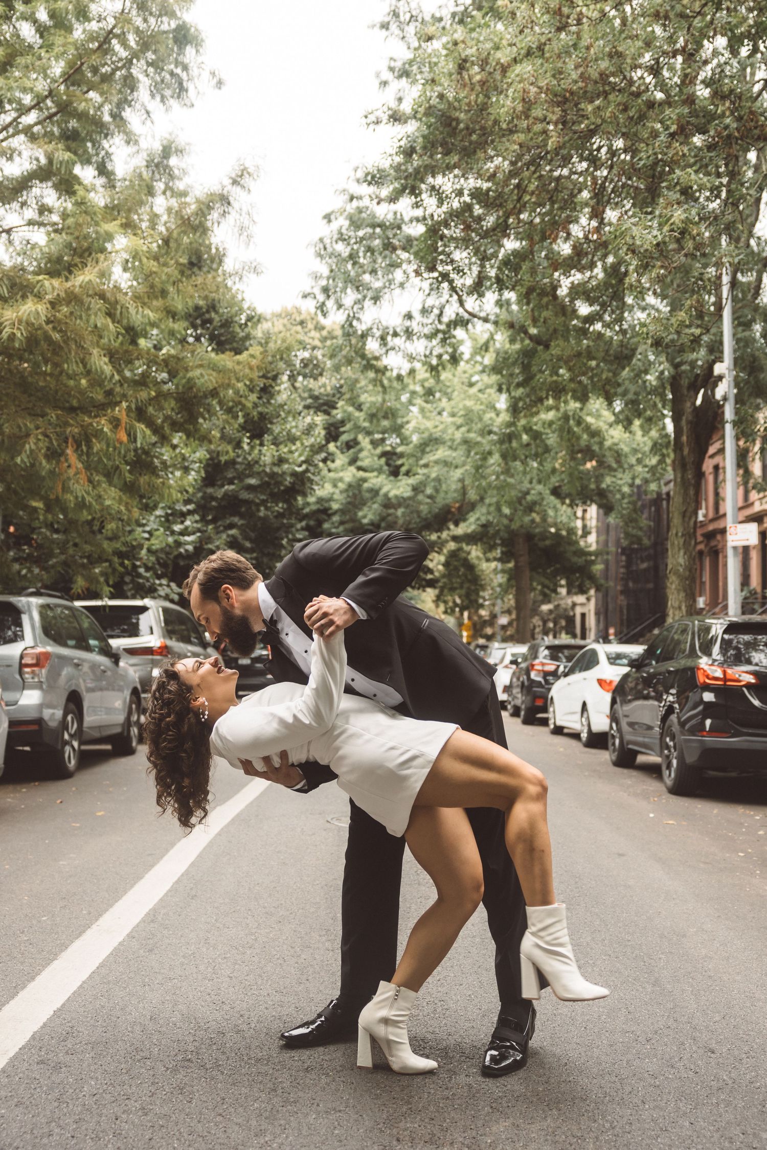 cute picture of the newly engaged couple hugging