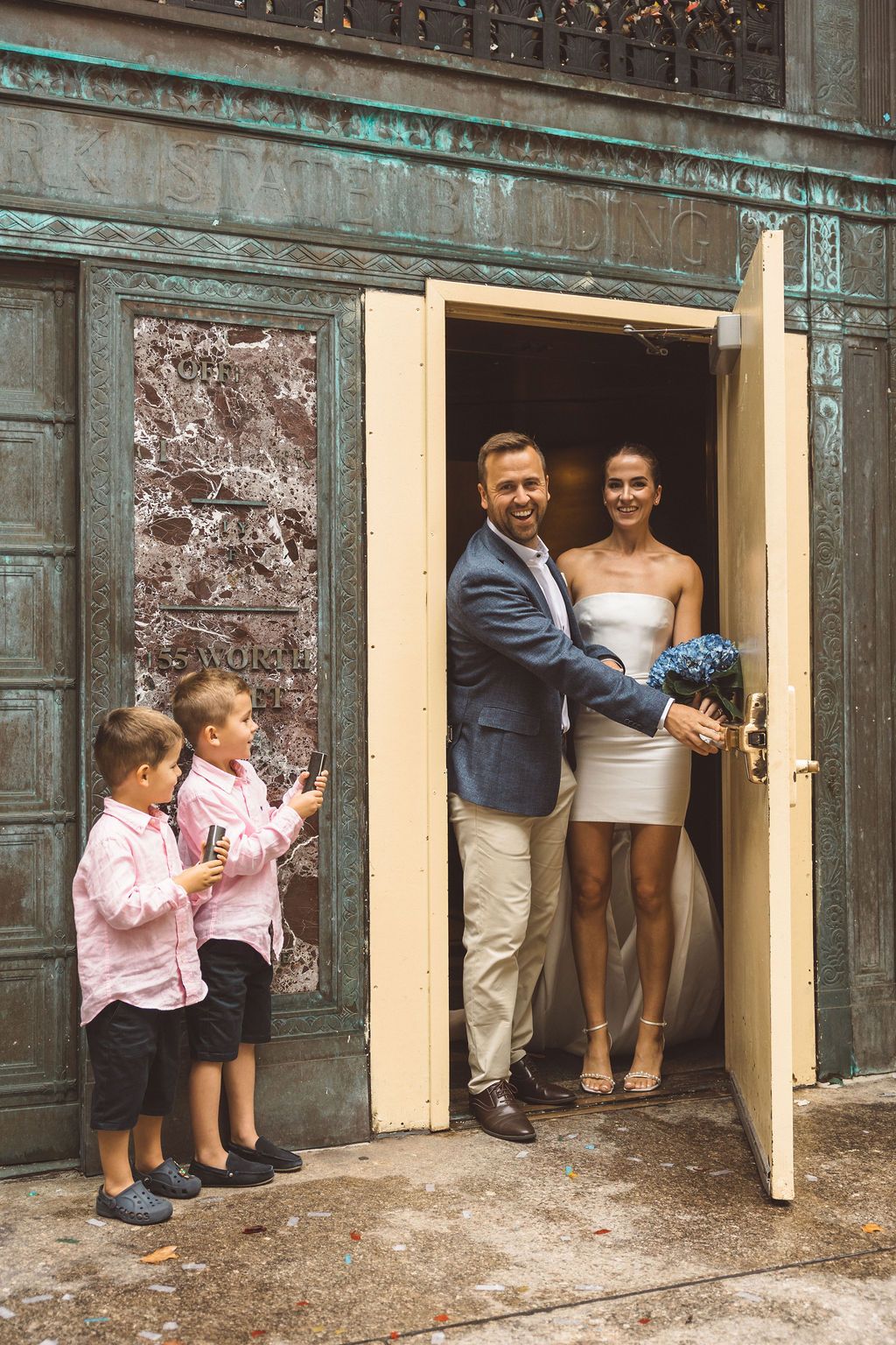 cute couple after their dream ceremony elopement