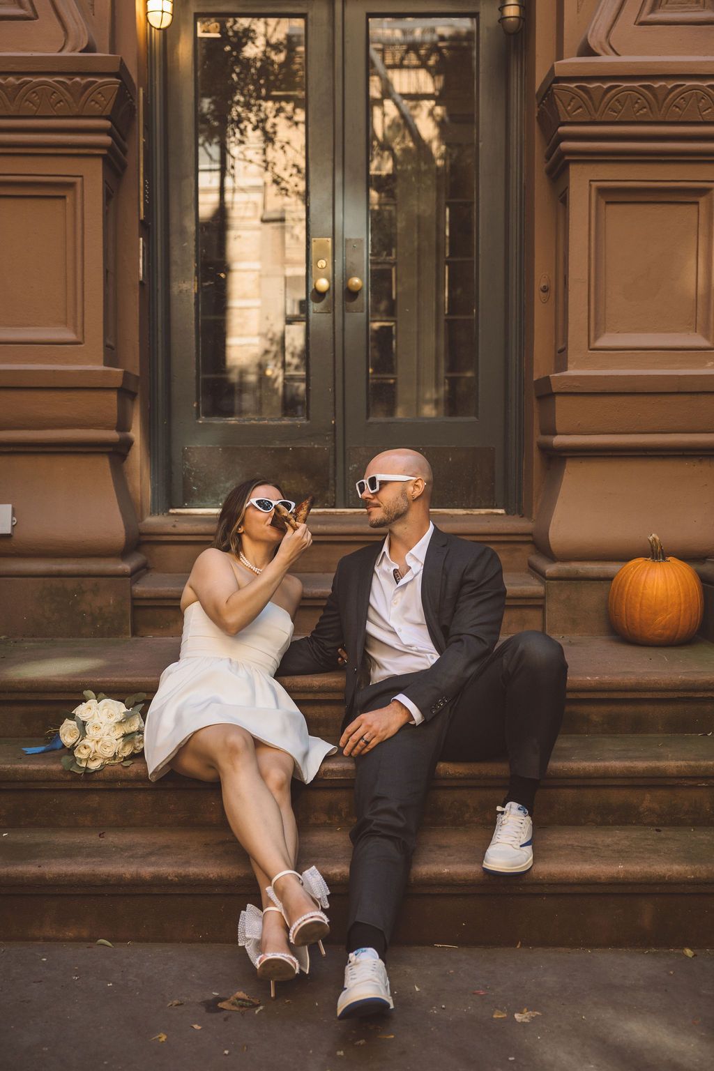 cute picture of the newlyweds at their dream session