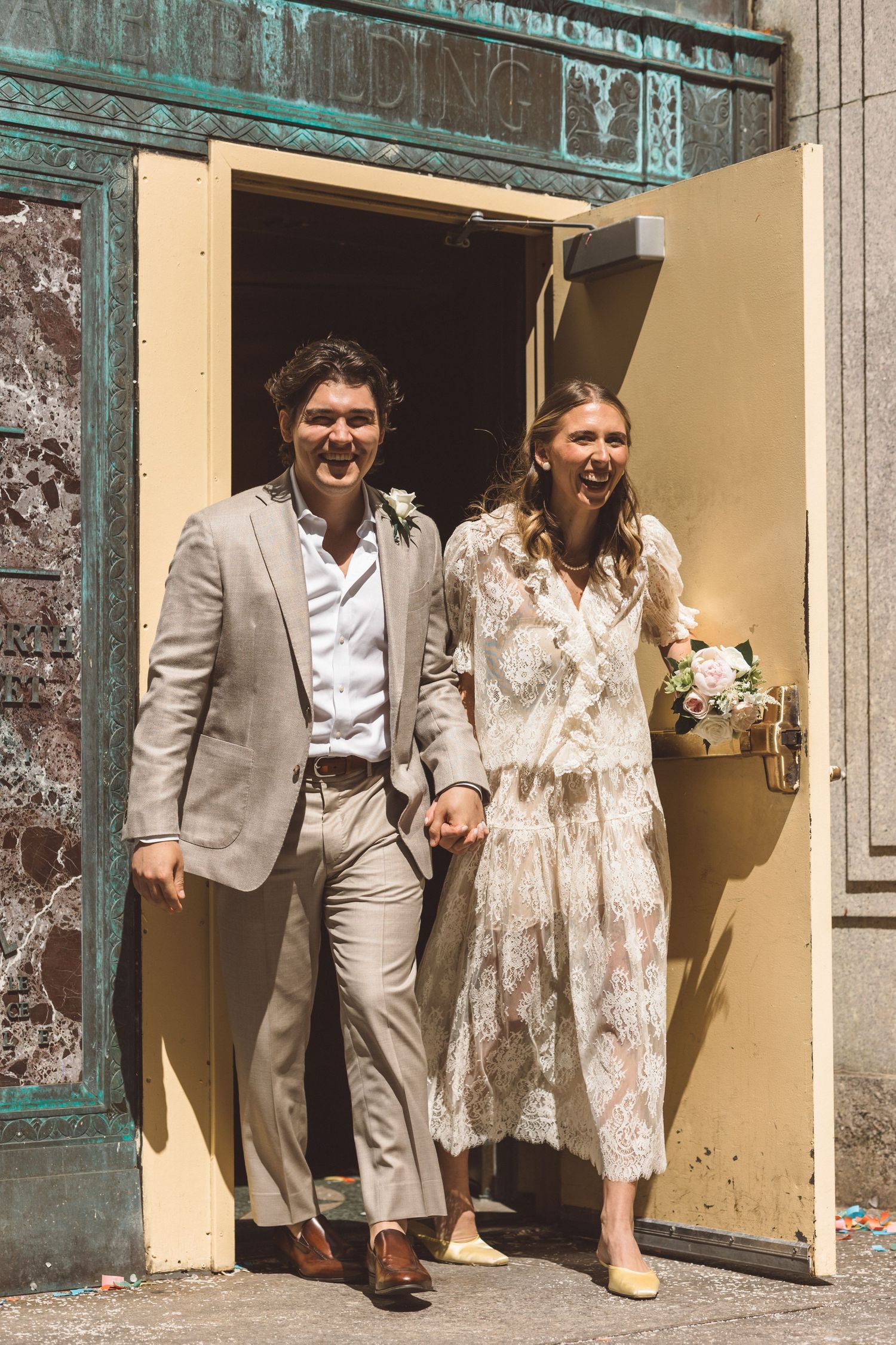 bride and groom at their dream photoshoot