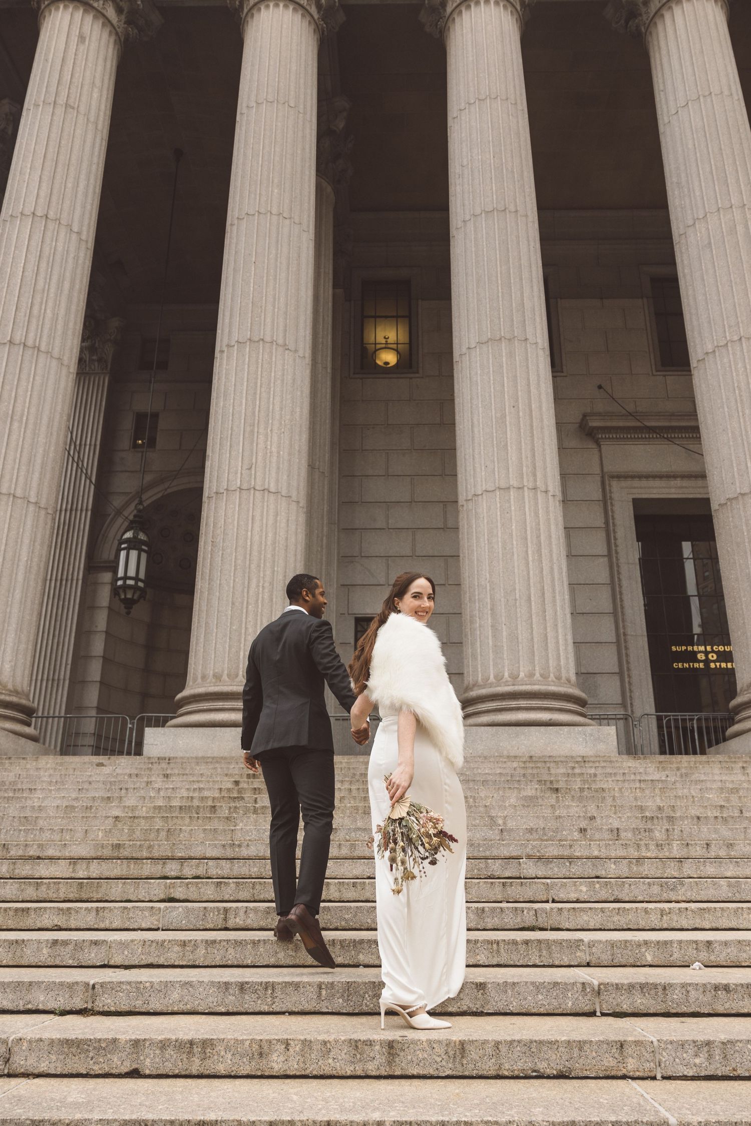 Elegant bridal portraits in New York City