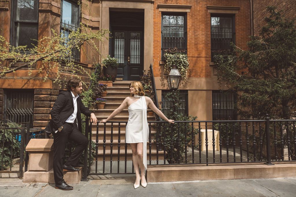 golden hour couple session in NY