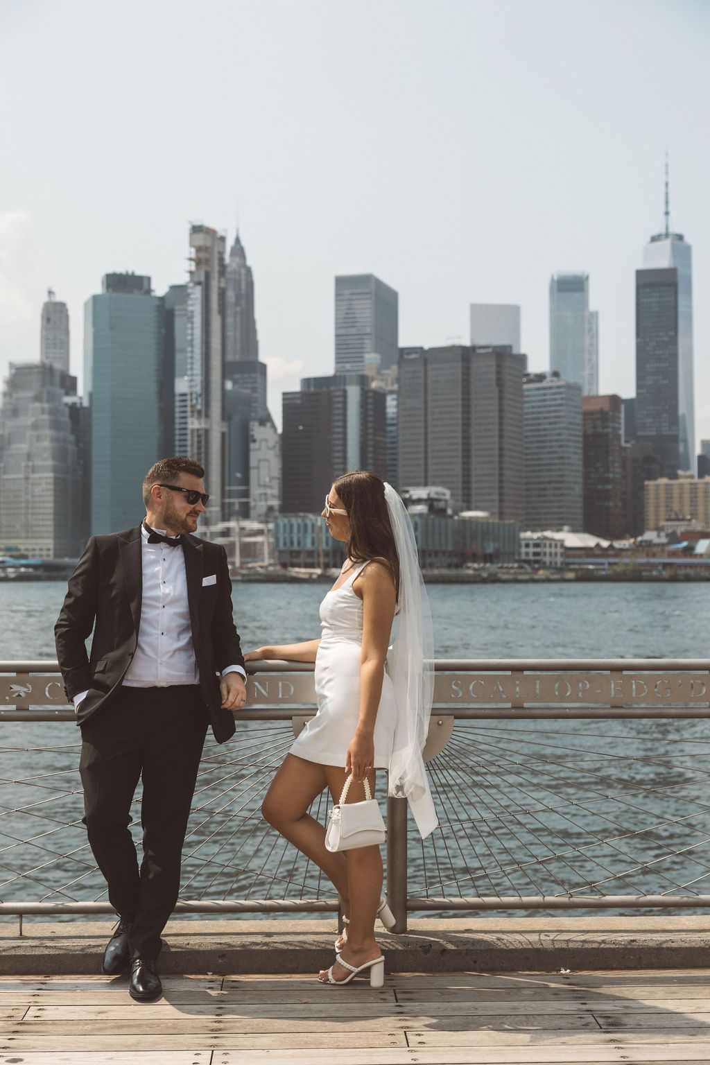 bride and groom at their dream photo session