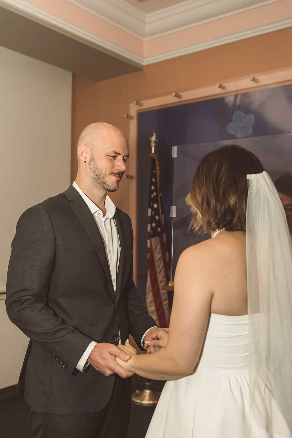 couple emotional at their dream ceremony
