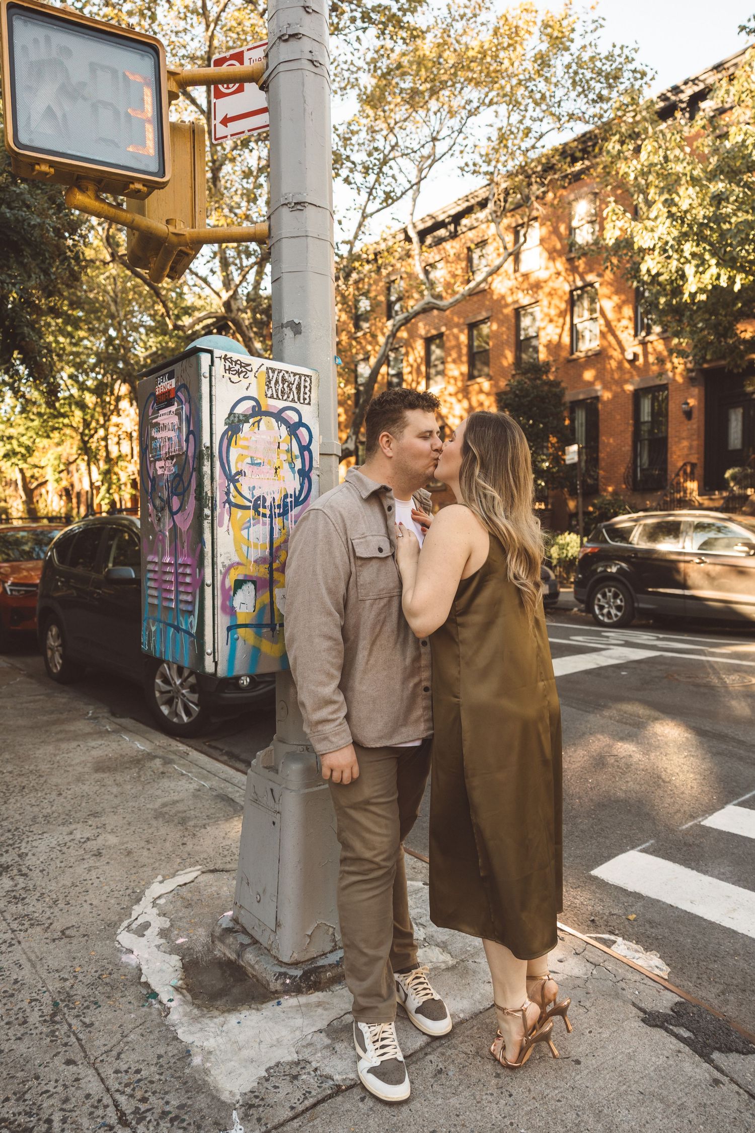 newly engaged couple at their dream photoshoot