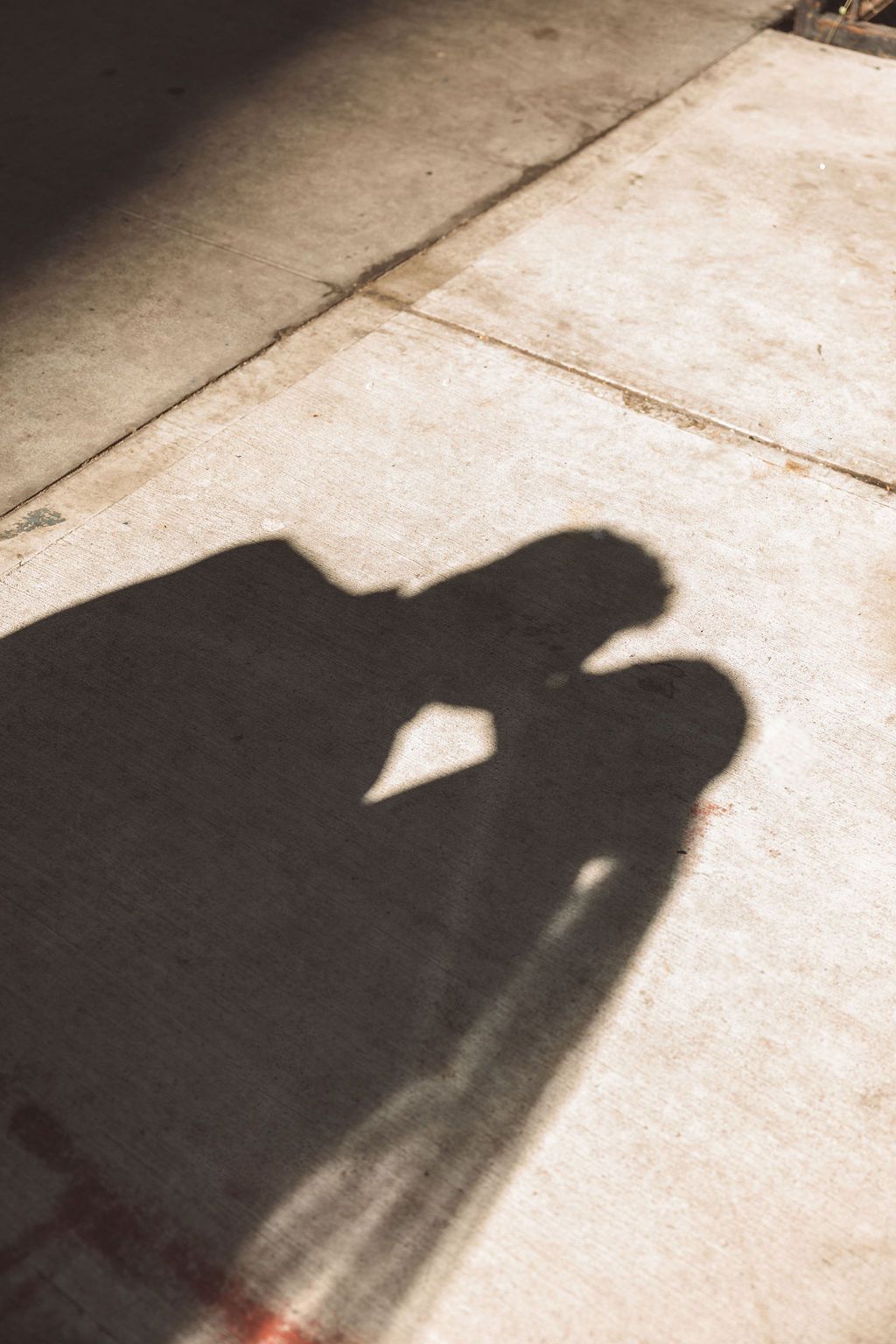 picture of the bride and groom kissing