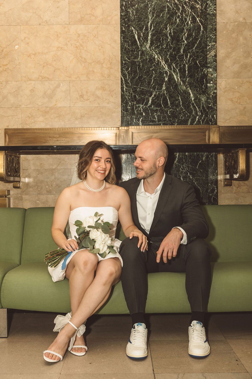 Bride and groom at their dream elopement