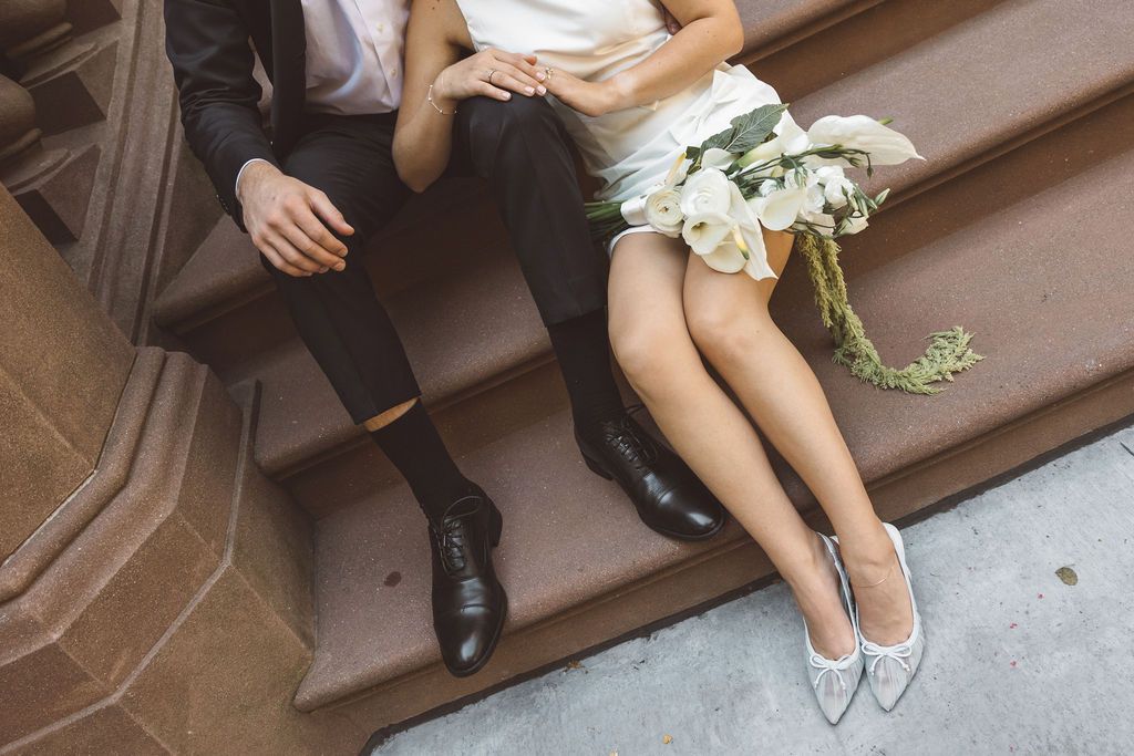 stunning closeup shot of the wedding bouquet