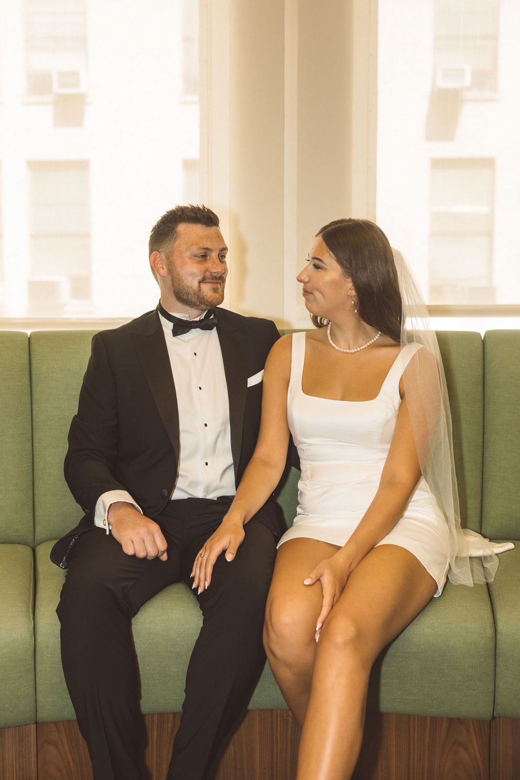 picture of the bride and groom at their dream photoshoot