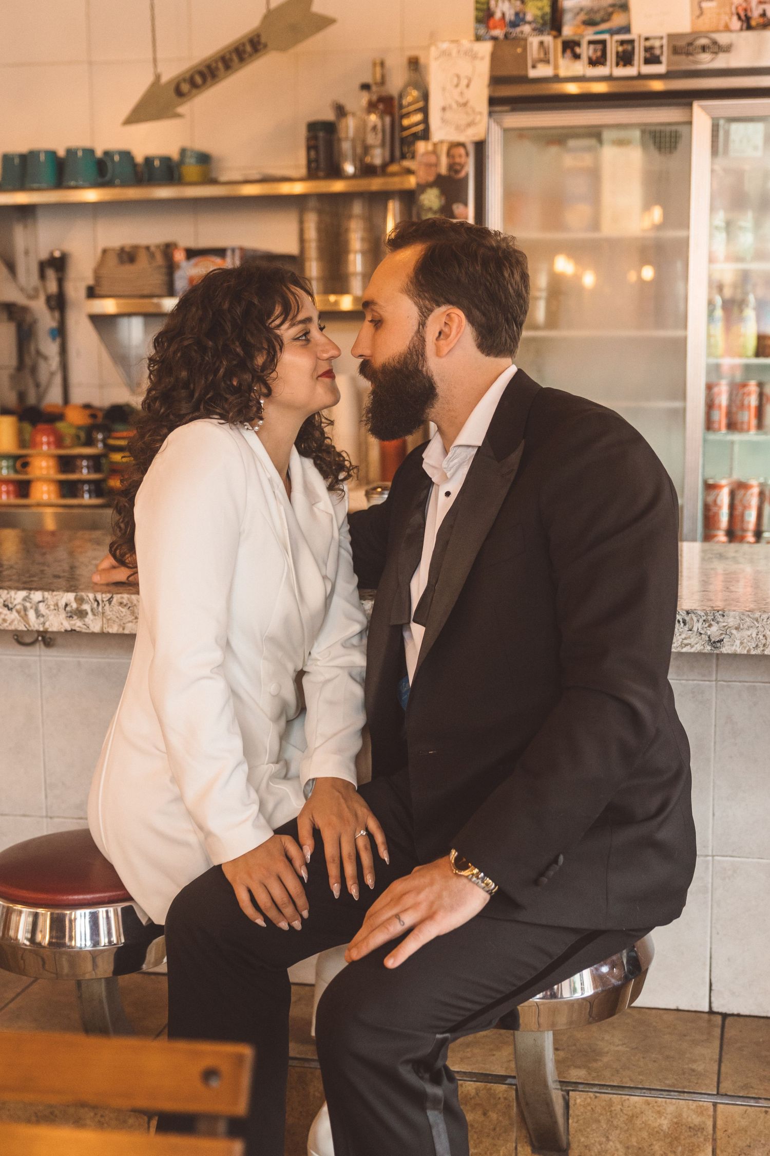 couple at their dream nyc photoshoot