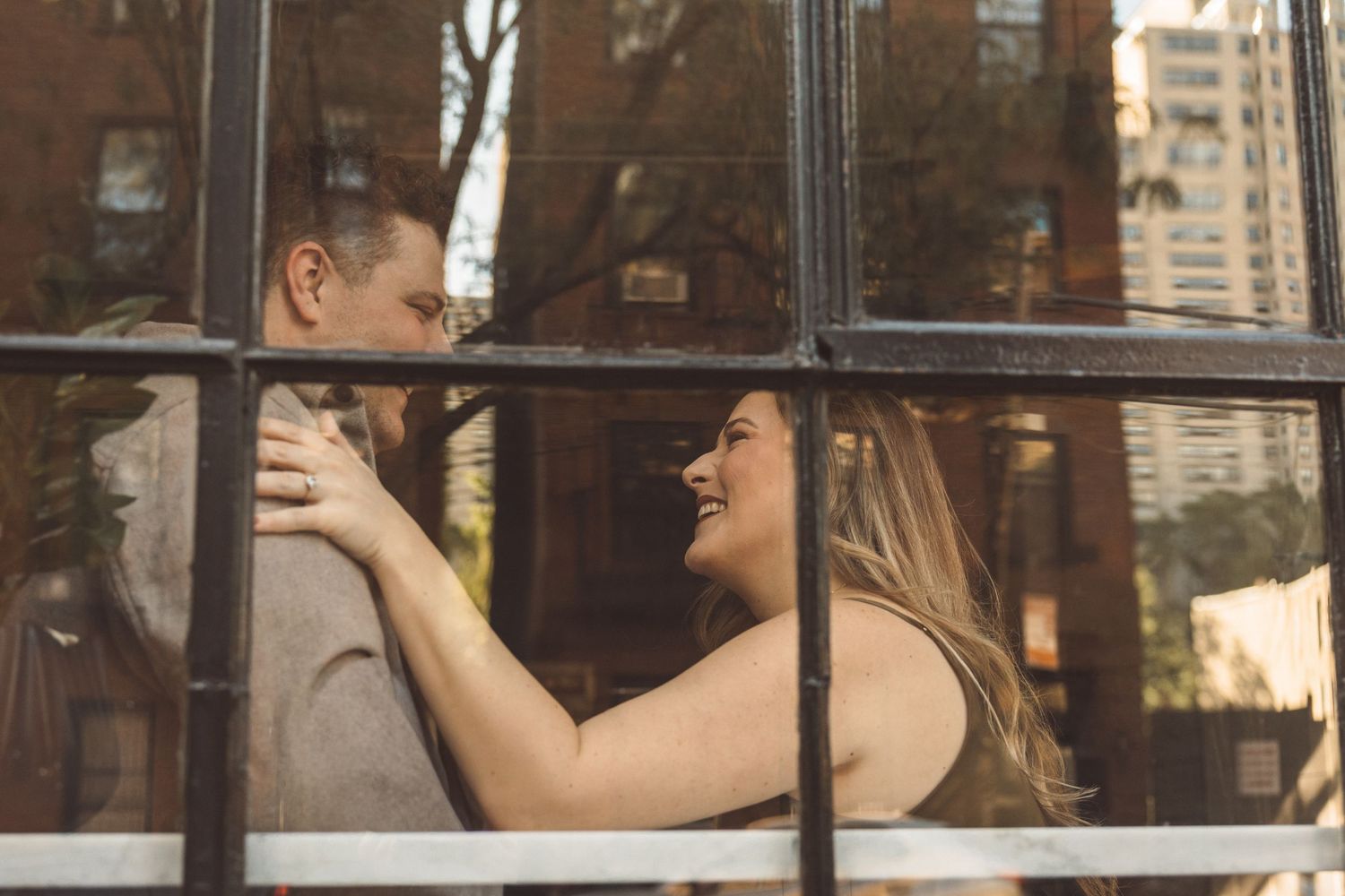 Newly engaged couple at their dream photoshoot