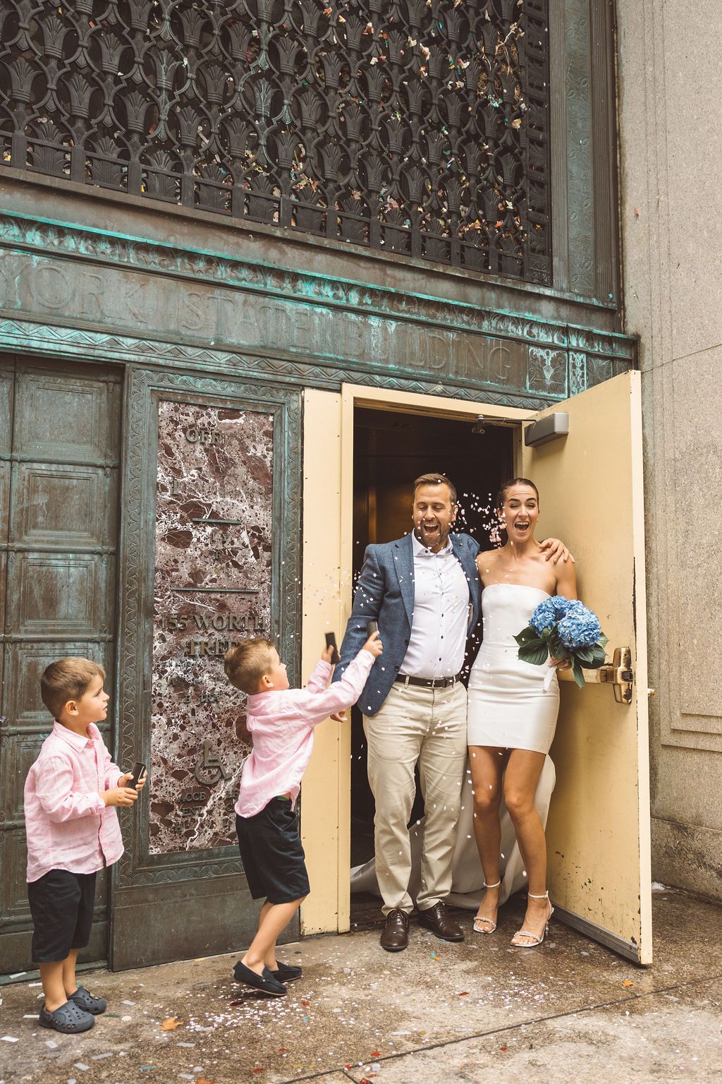 cute bridal portraits around NYC