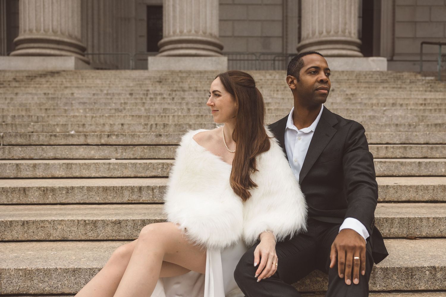 cute picture of the newlyweds