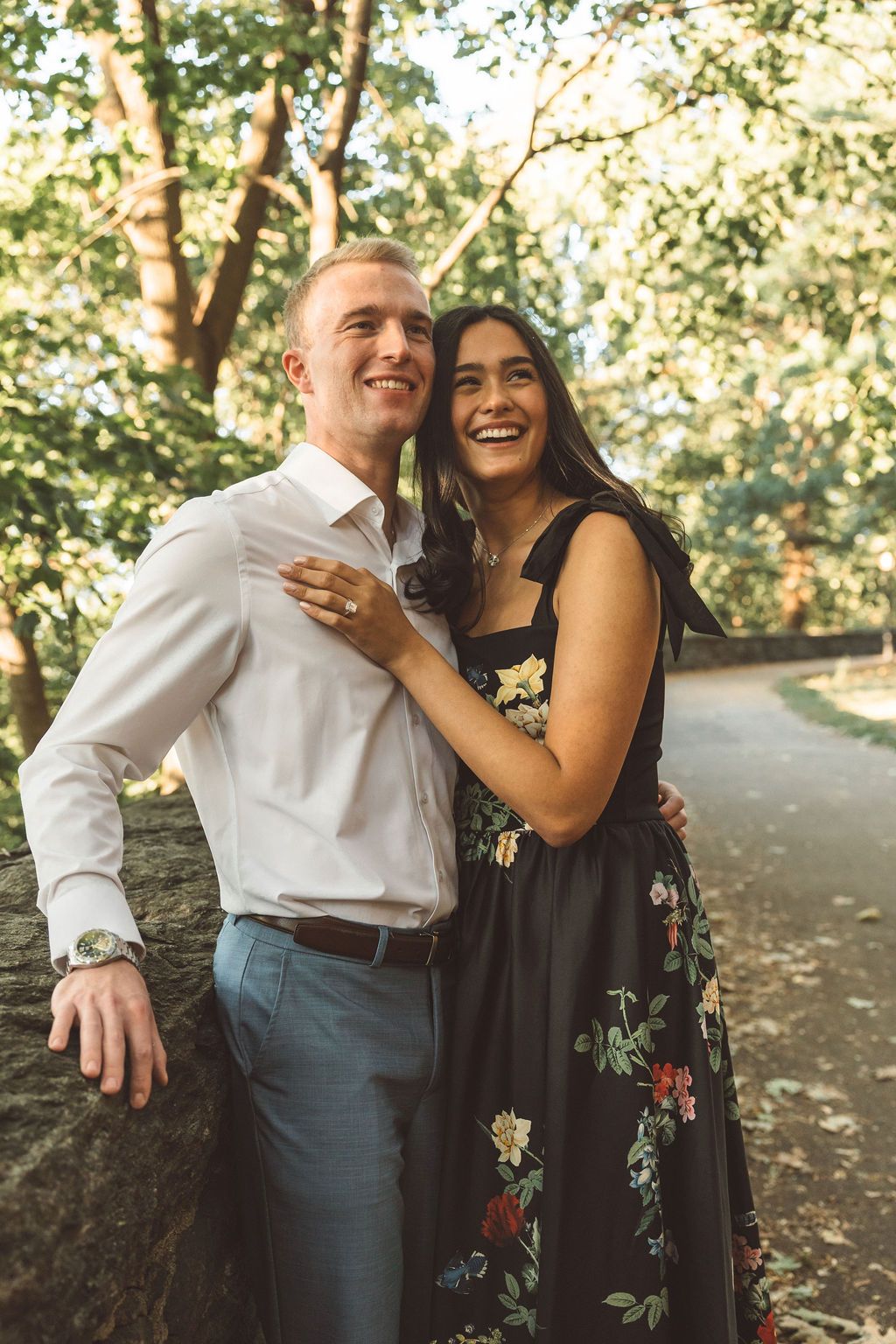 golden hour couple portraits