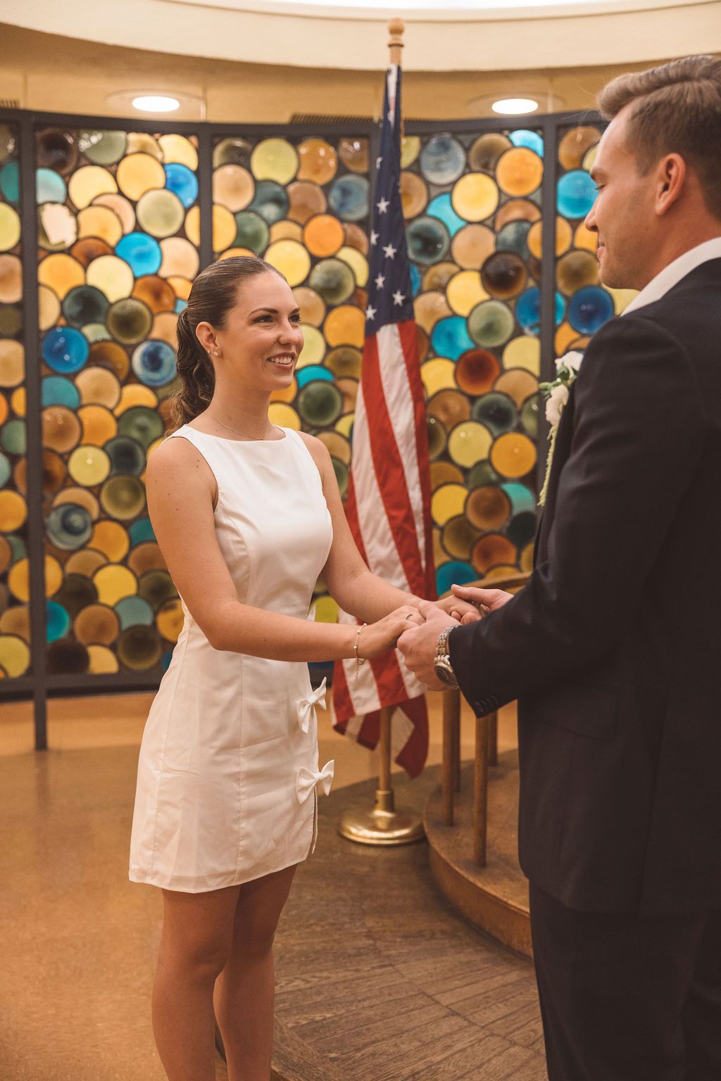 bride and groom emotional at their dream photoshoot
