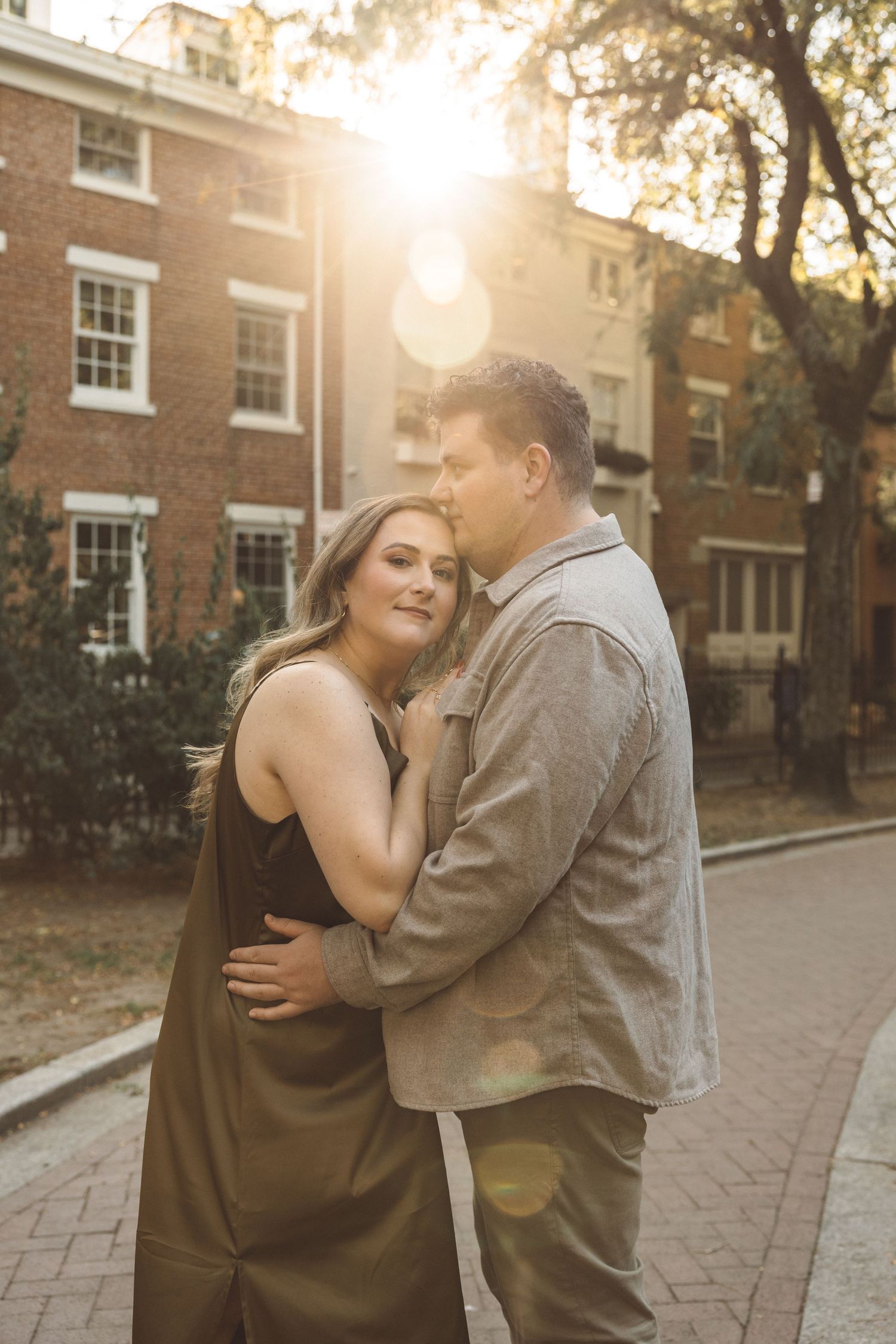 stunning golden hour portraits in brooklyn
