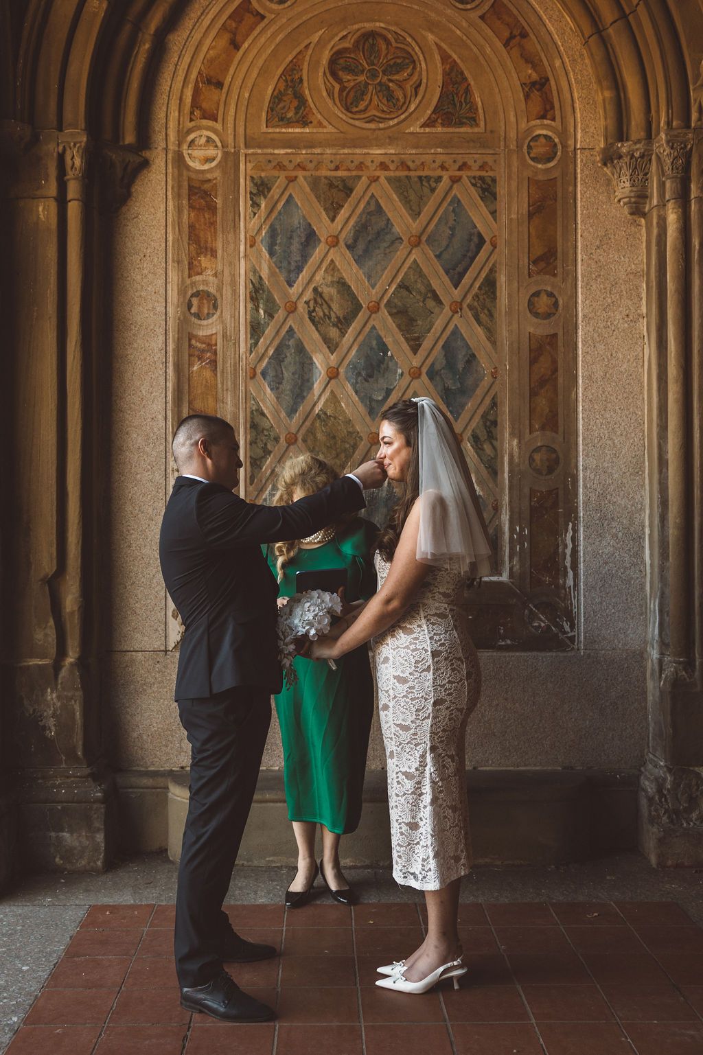 intimate elopement ceremony in NY