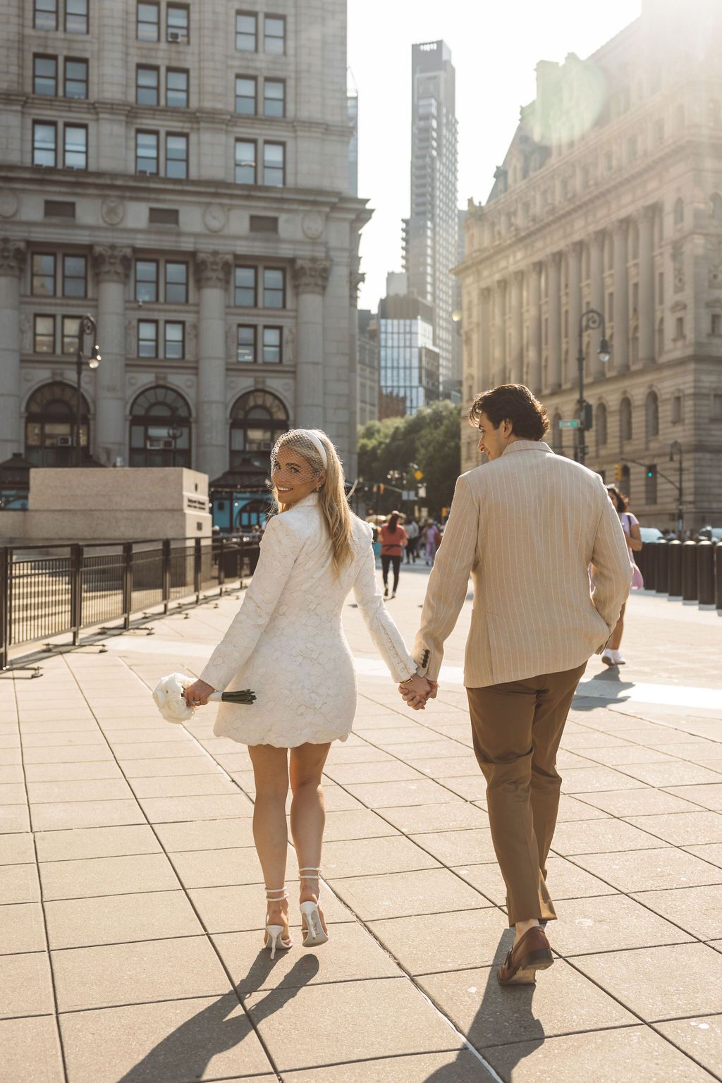 stunning golden hour bridal portraits