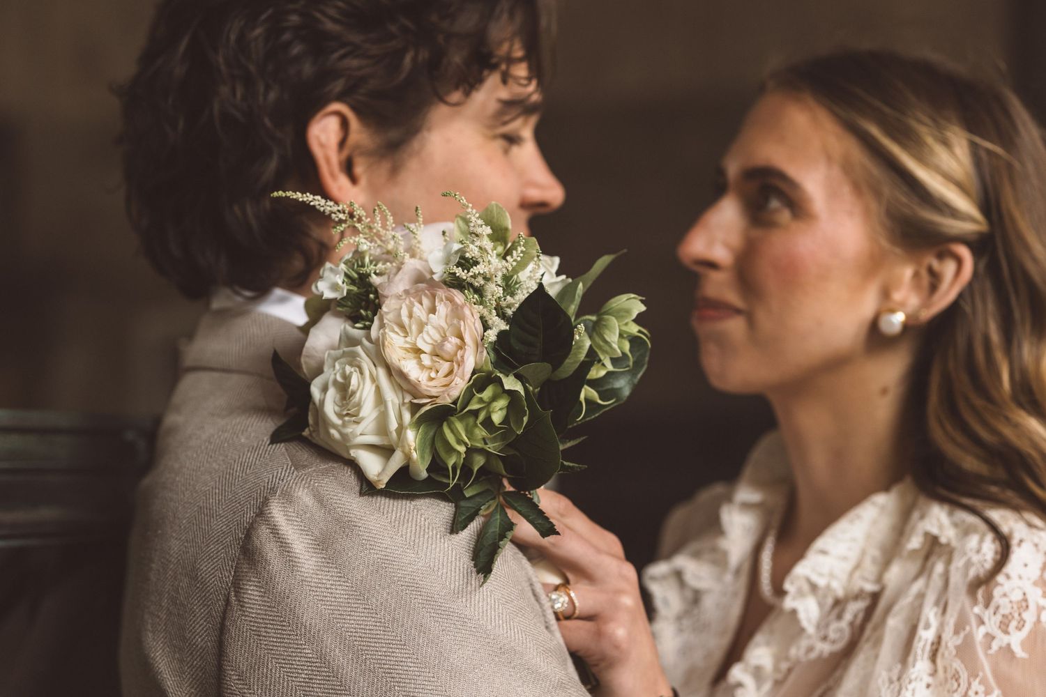 beautiful picture of the elopement bouquet