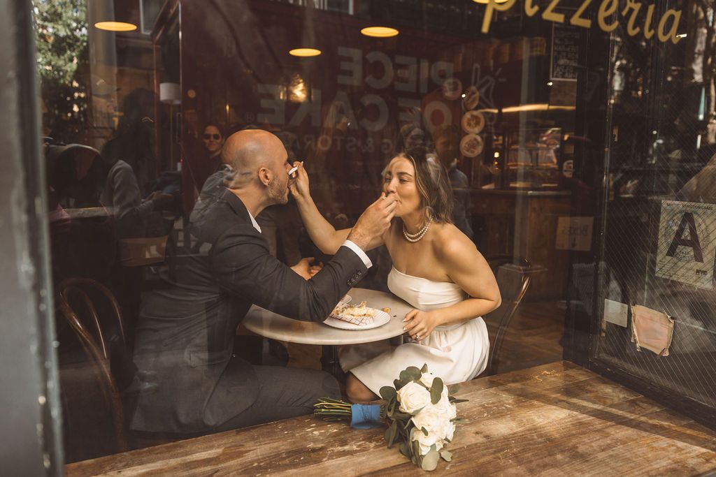 picture of the bride and groom at their dream photoshoot