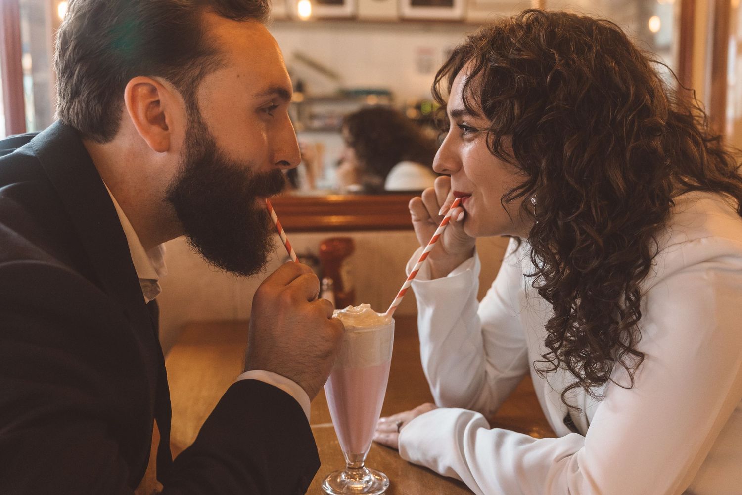 fun couple portraits in Brooklyn