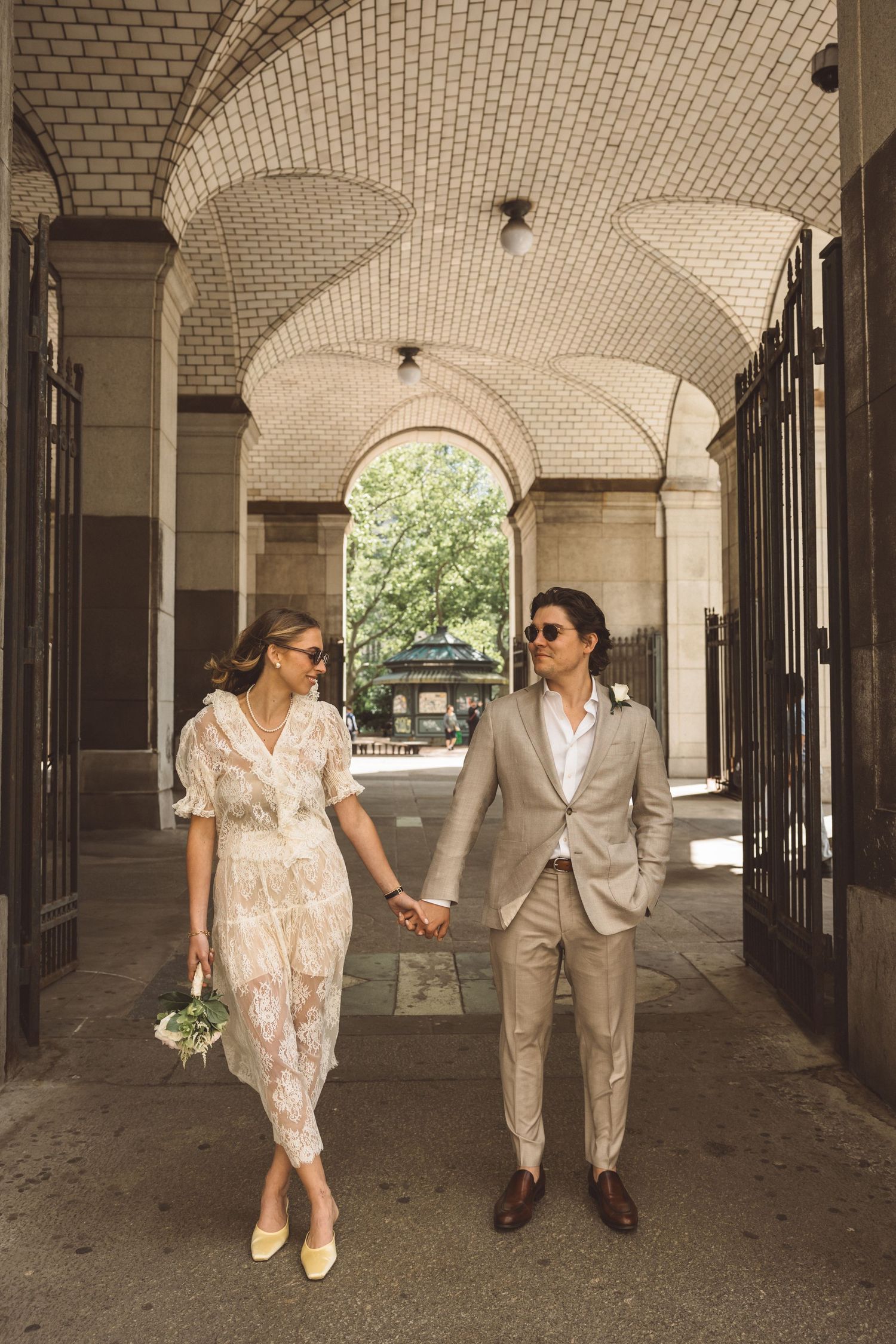 Elegant and timeless bridal photos in New York City