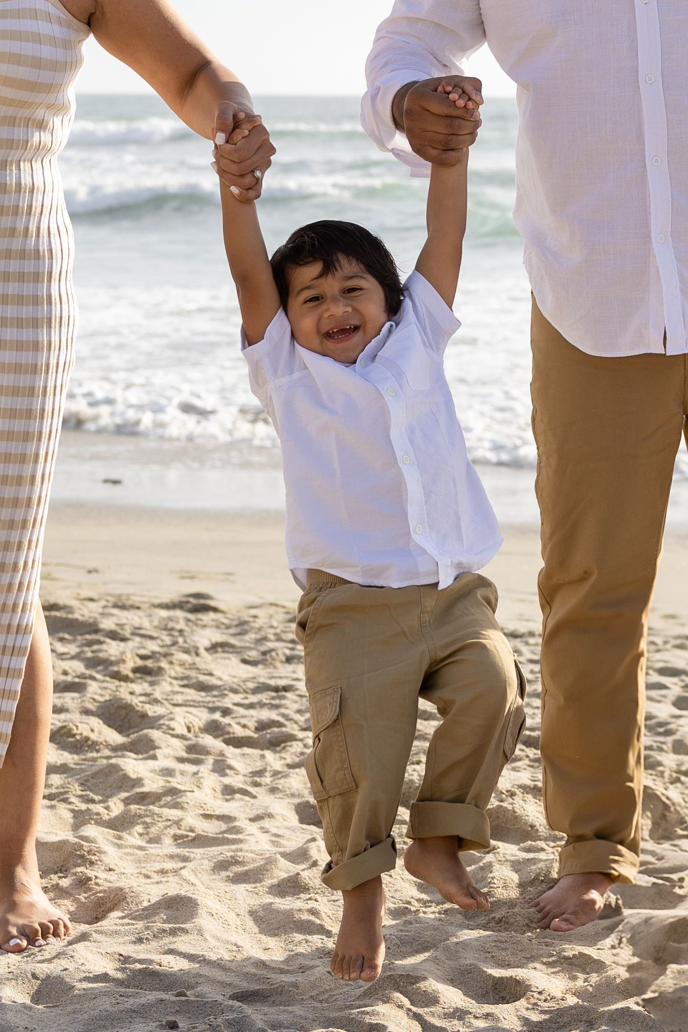 family photos at del mar beach
