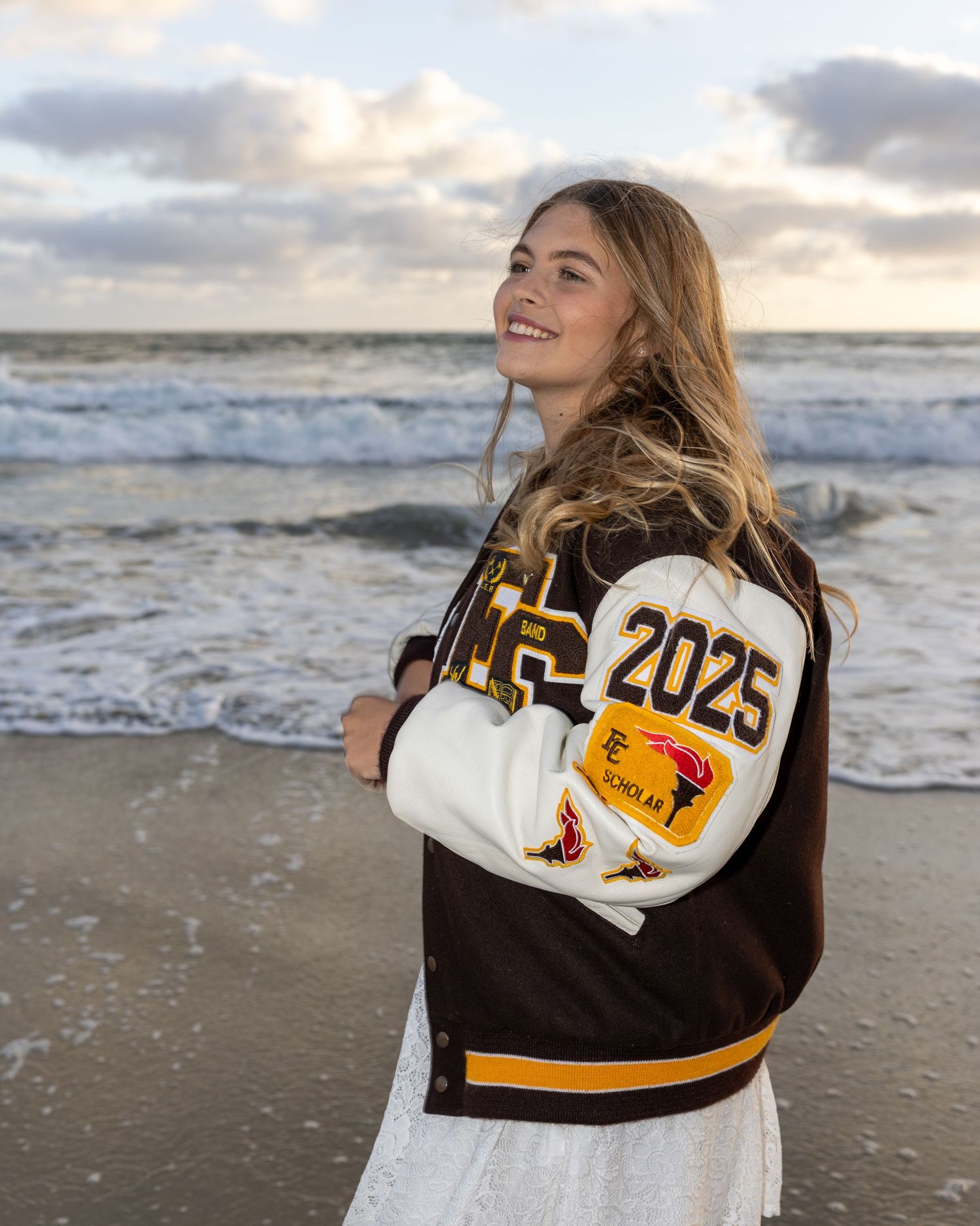 Senior Photo session at Carlsbad beach