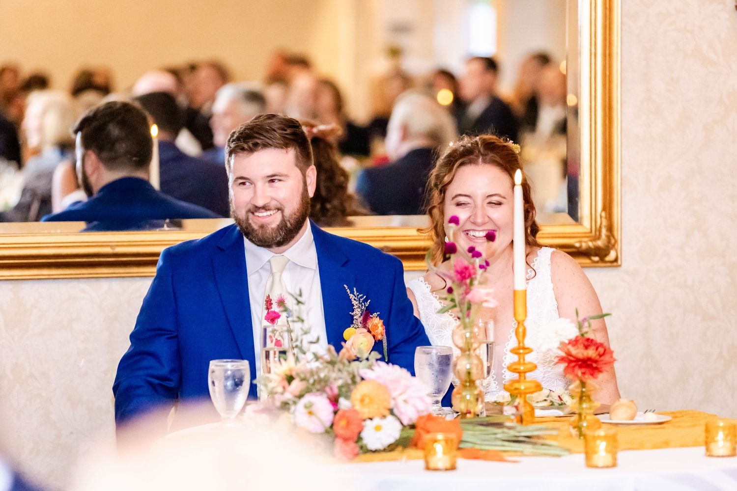 Reception details blocking the view