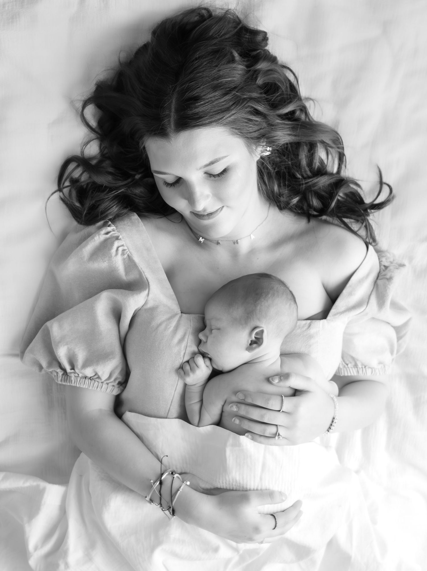 newborn studio session