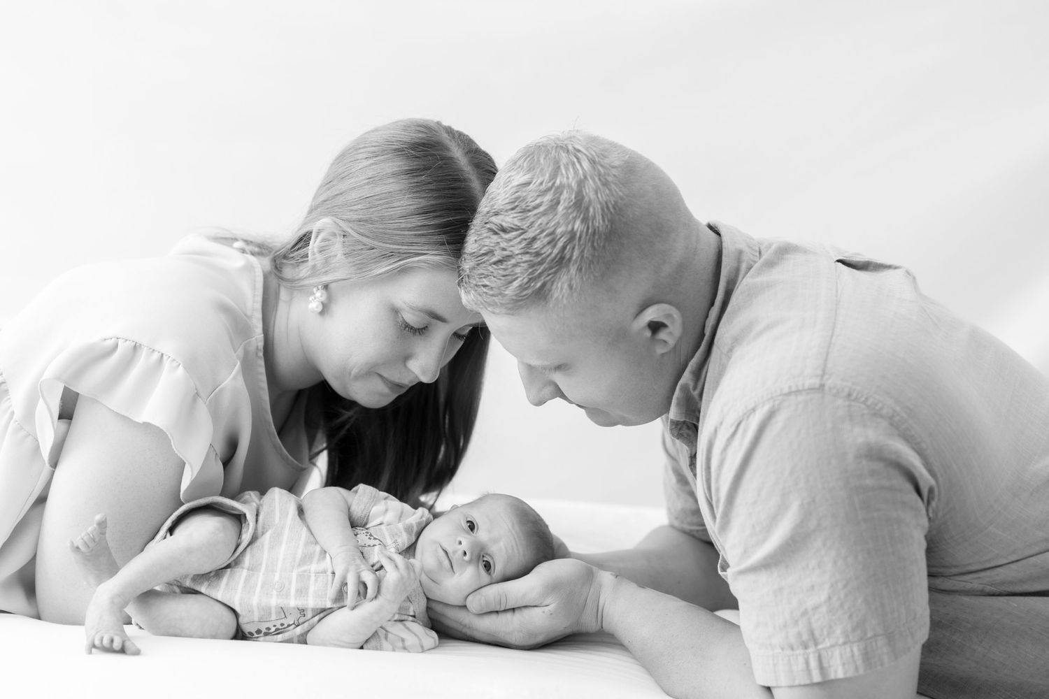 newborn studio family session