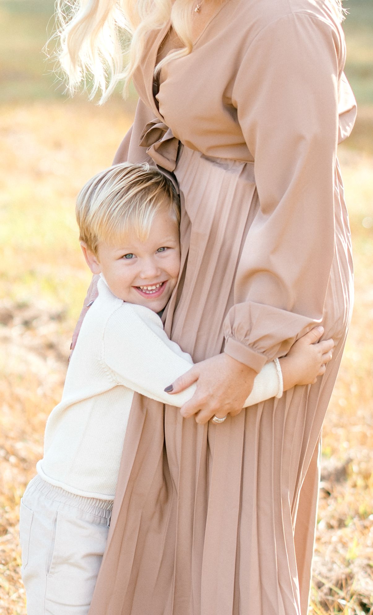 mother and son photo session in carter