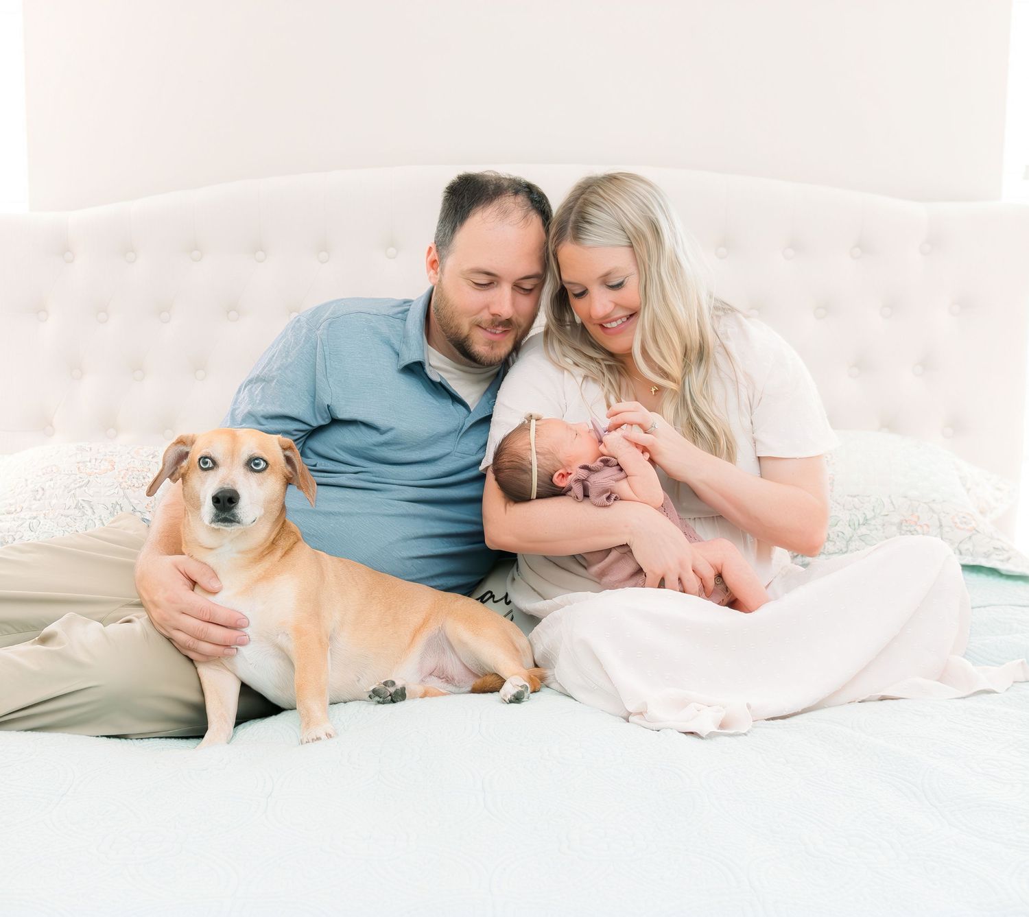newborn studio session