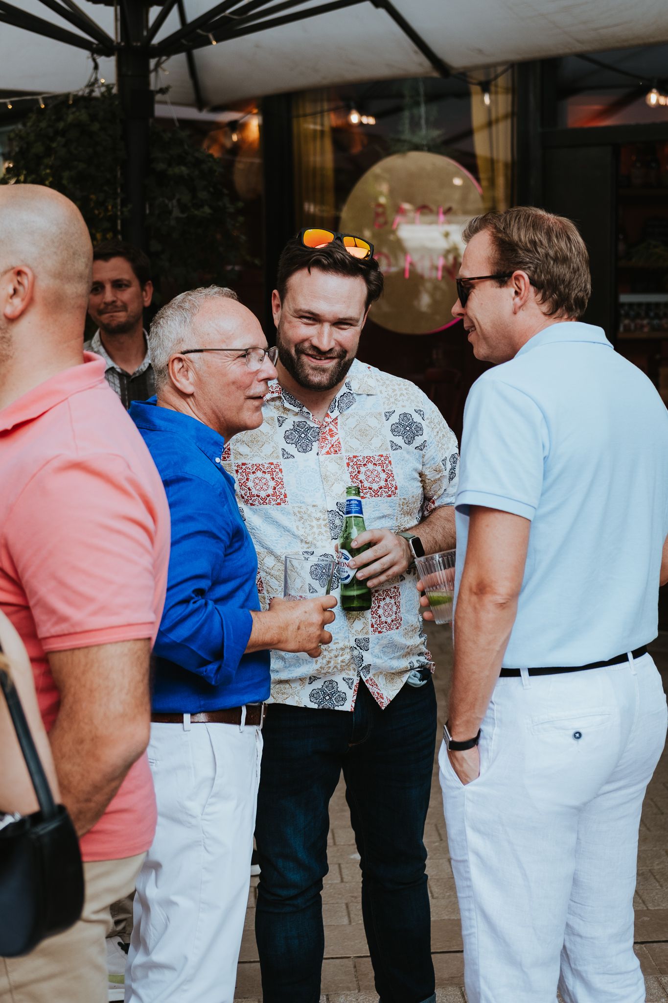 event photography in London – relaxed outdoor atmosphere