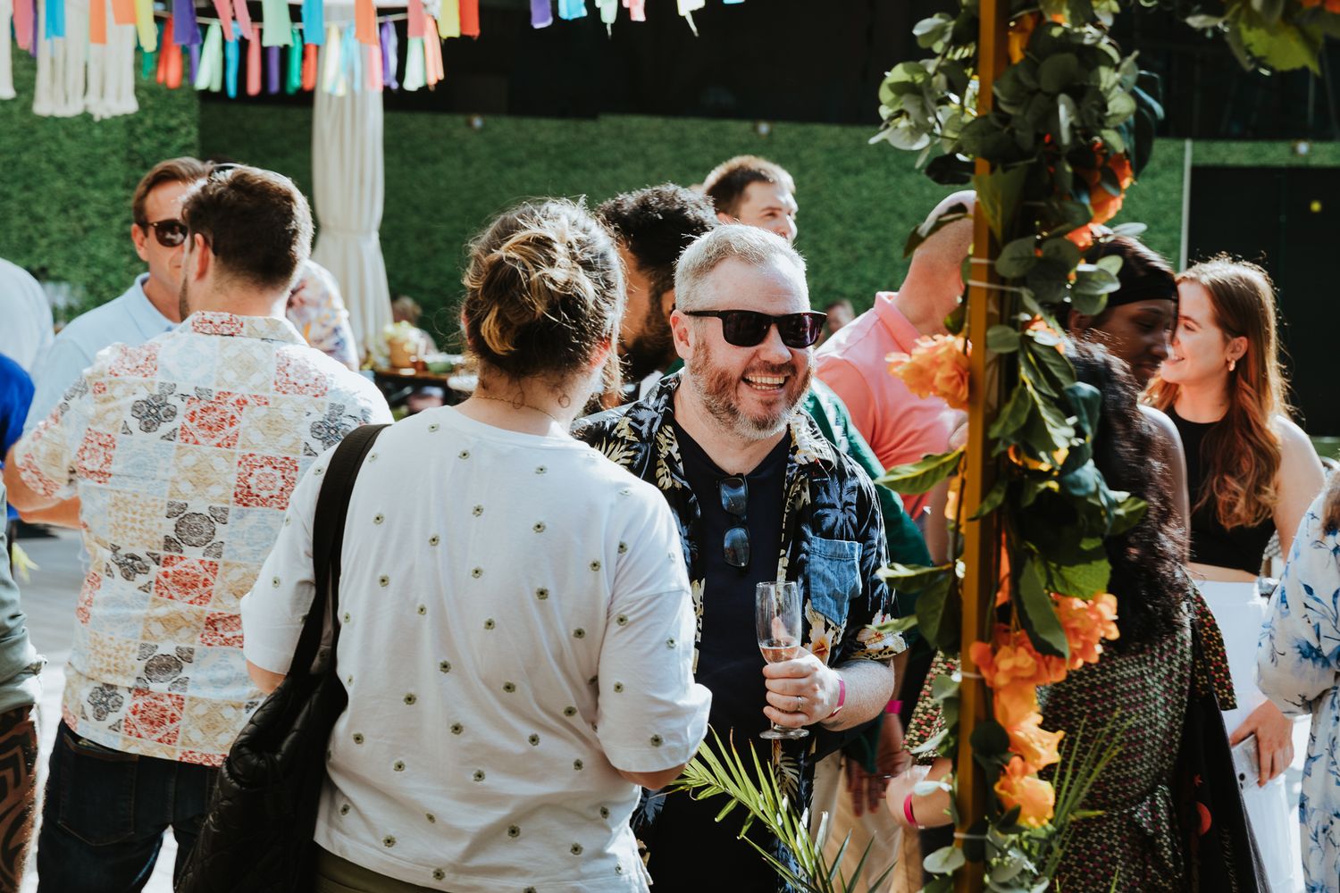 employee celebration photography in London – relaxed company party atmosphere