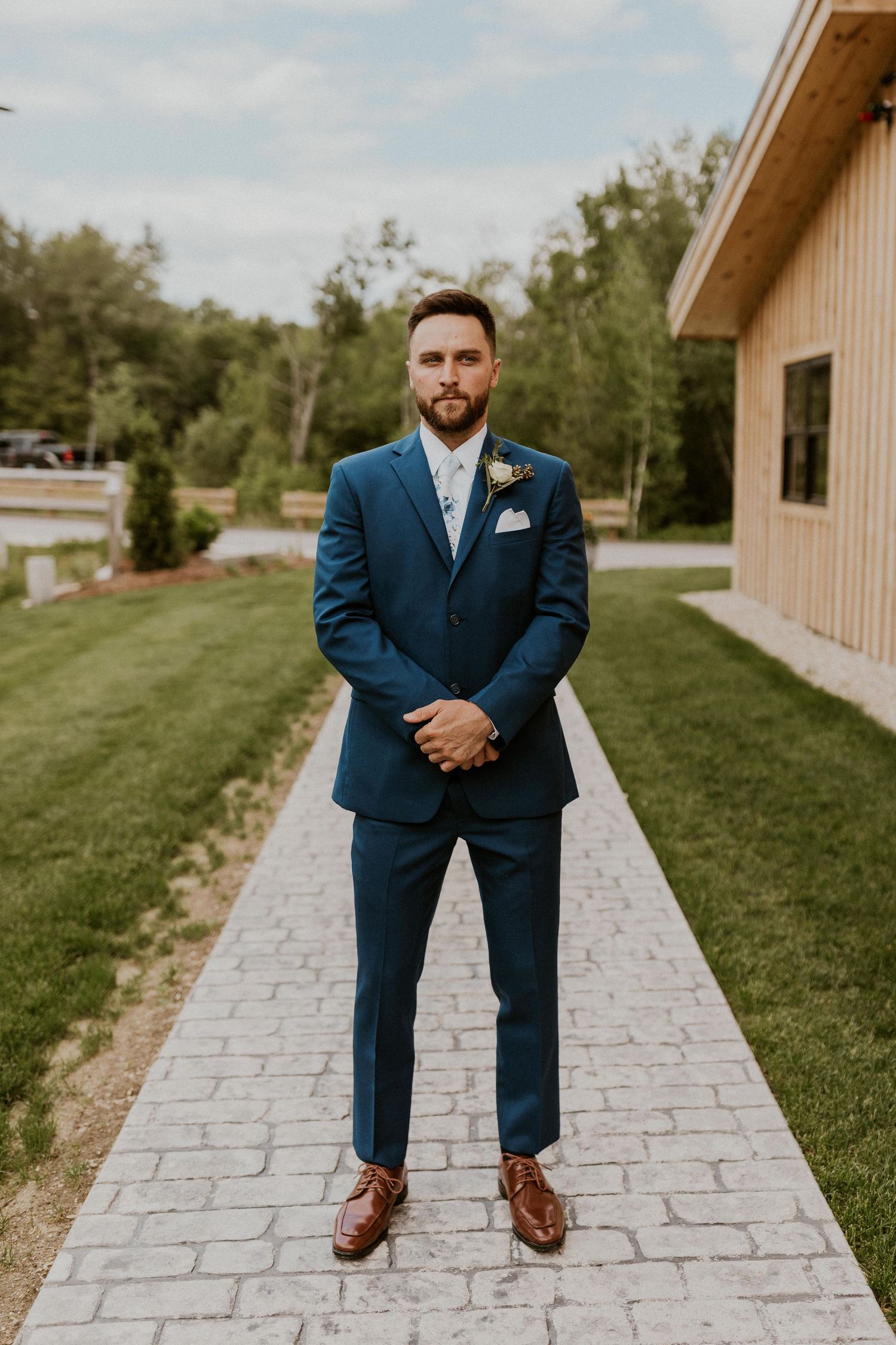 Early summer wedding at the Barn at Bull Meadow in Concord New Hampshire