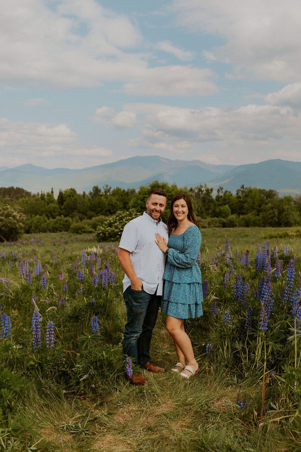 White Mountains engagement photos
