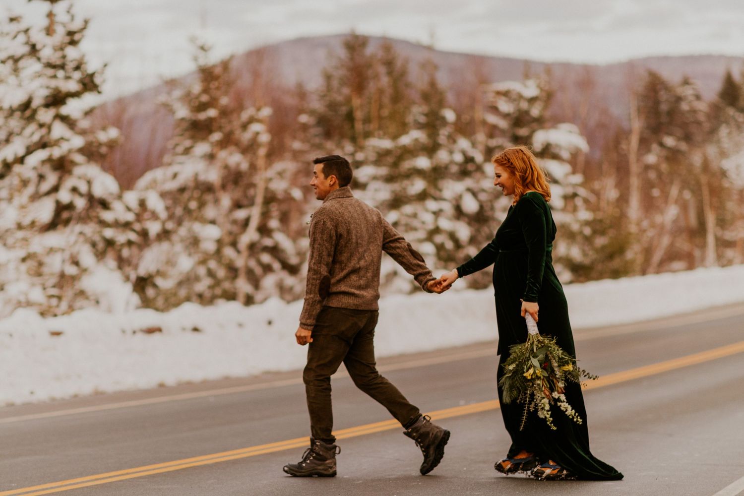 Franconia Notch State Park Elopement Photos