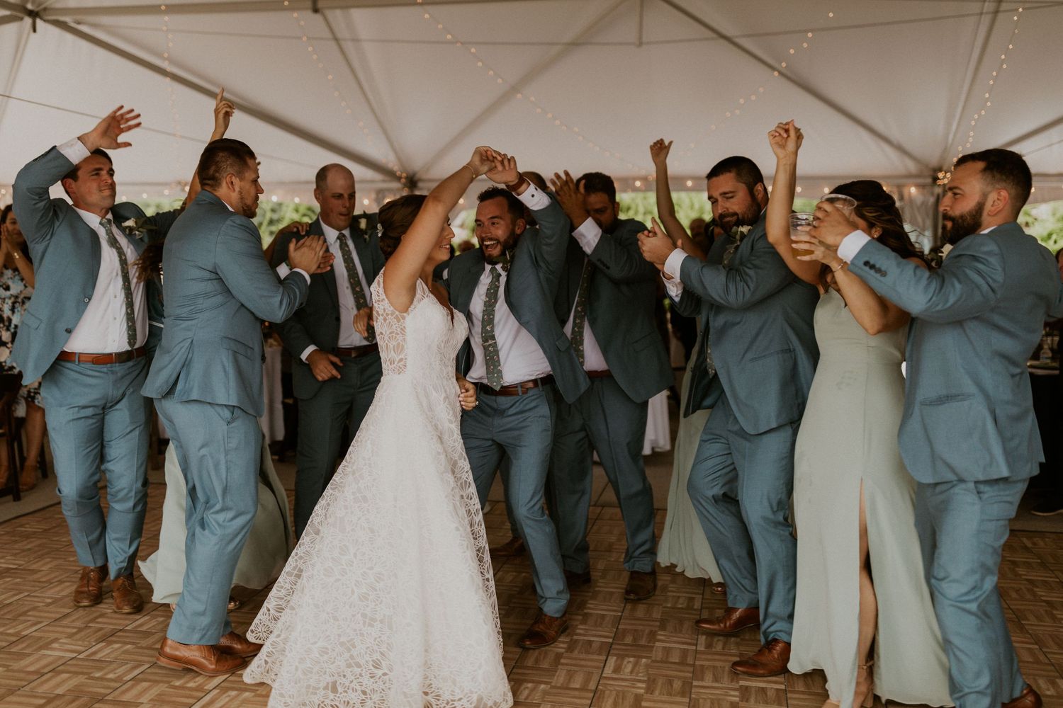 laid back lakeside wedding at Lake Shore Village Resort in Weare New Hampshire