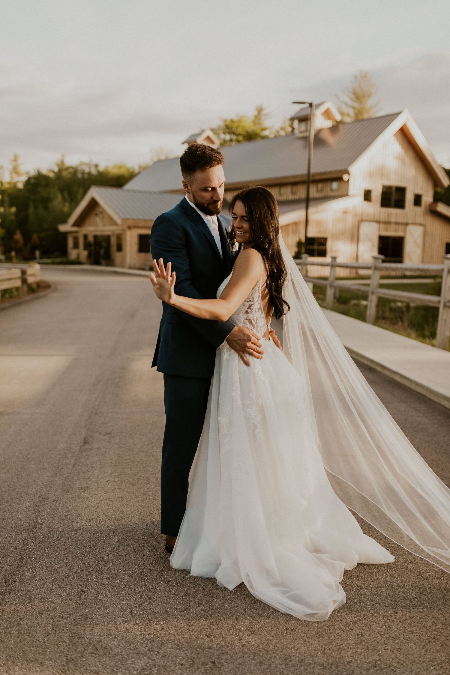 Early summer wedding at the Barn at Bull Meadow in Concord New Hampshire