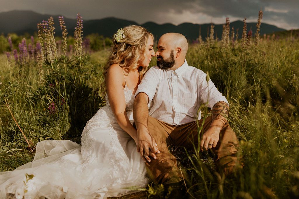 Franconia Notch Elopement portraits